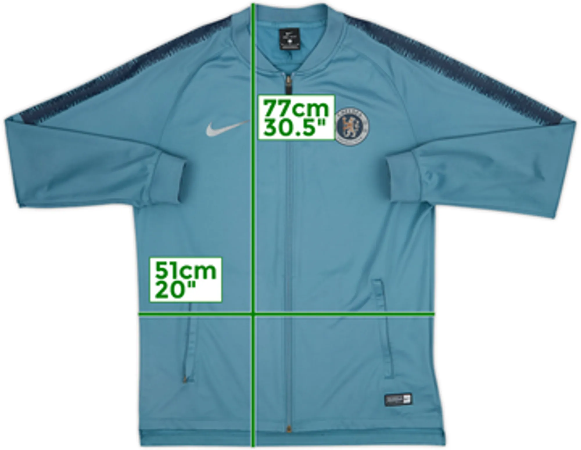 2018-19 Chelsea Nike Track Jacket - 5/10 - (M)