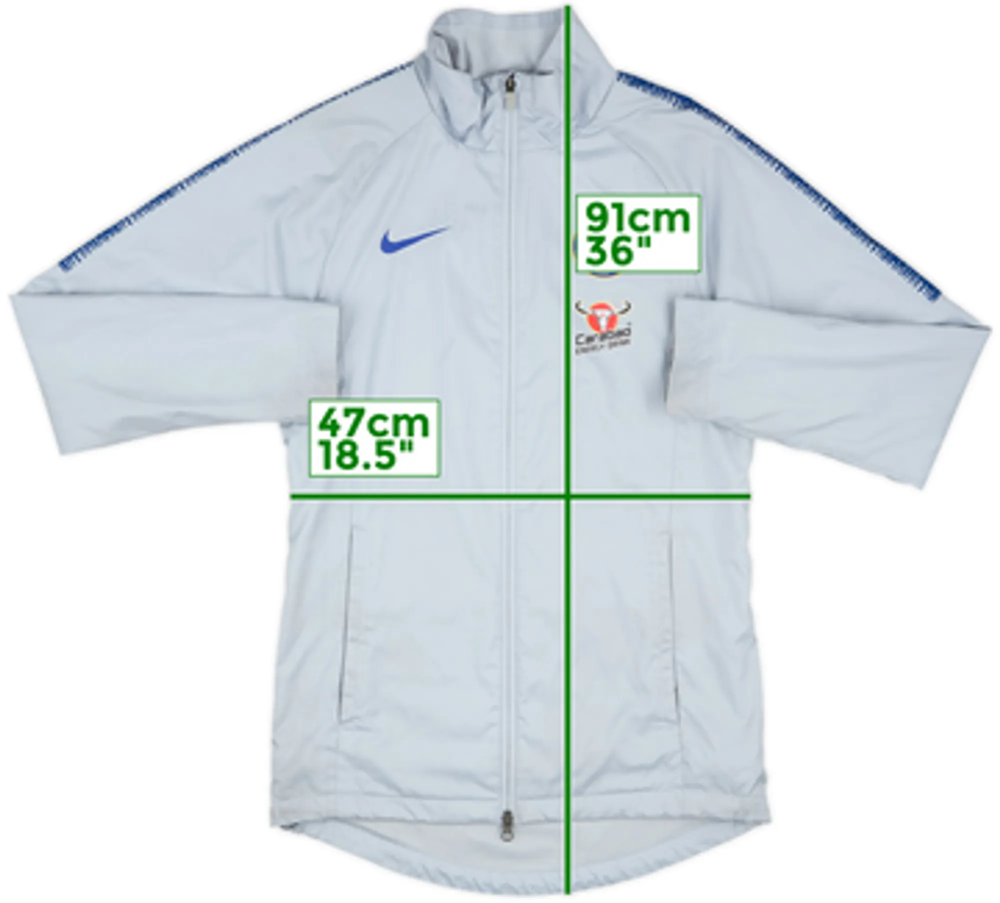 2018-19 Chelsea Nike Track Jacket - 8/10 - (L)