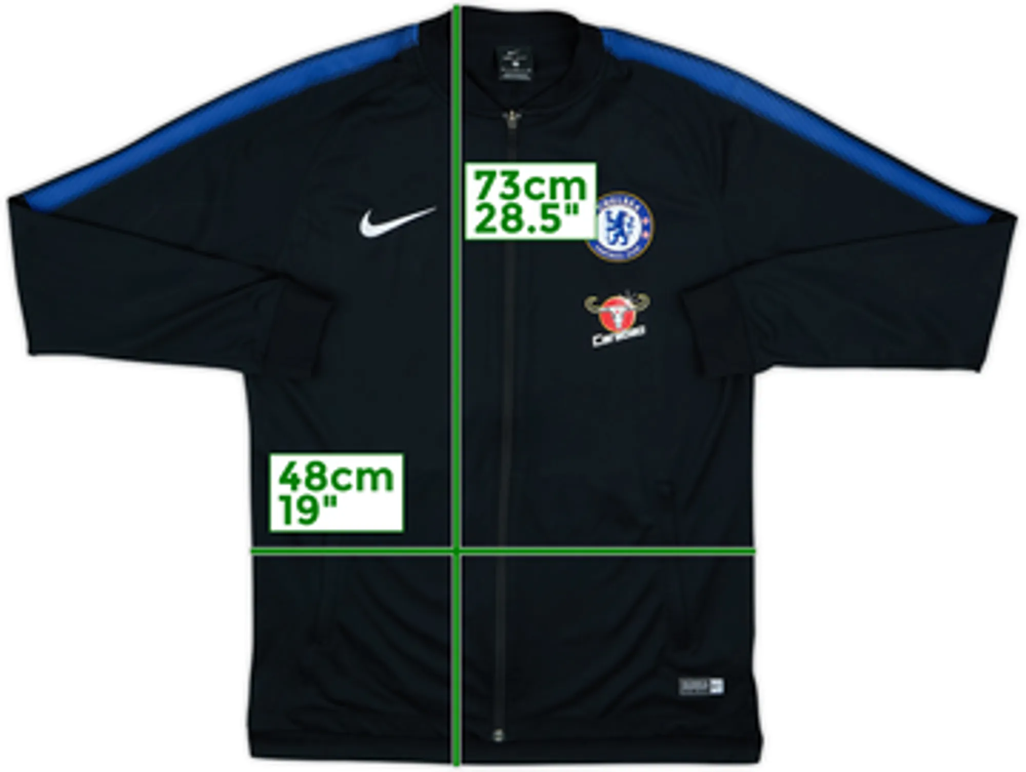 2018-19 Chelsea Nike Track Jacket - 9/10 - (L)