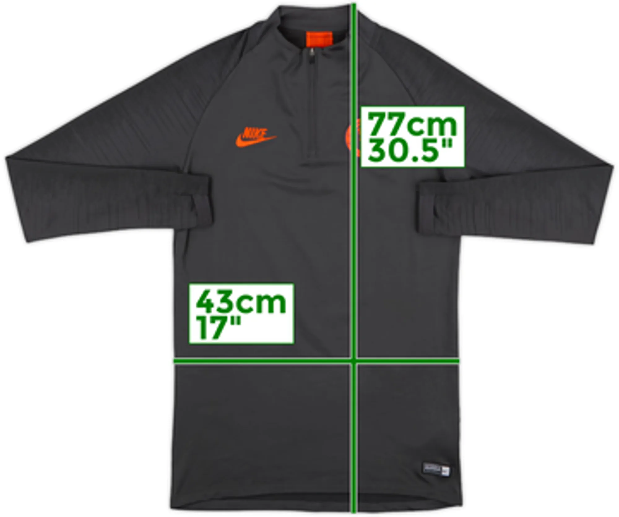 2019-20 Chelsea Nike 1/4 Zip Sweat Top - 10/10 - (S)