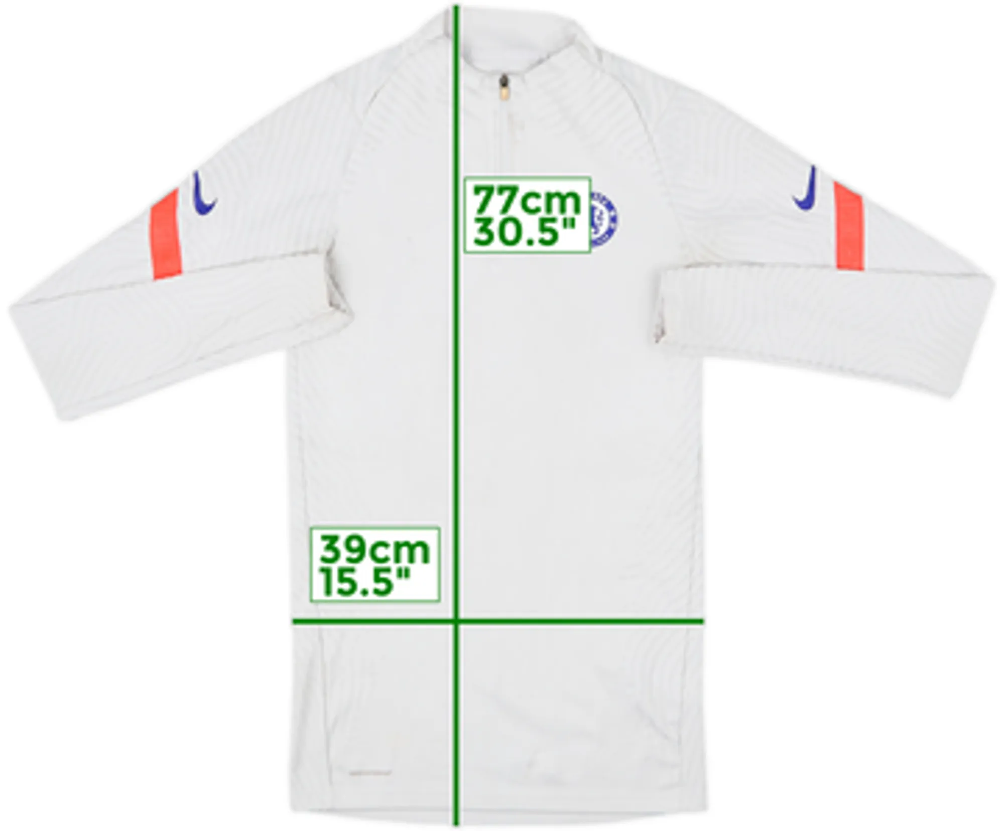 2020-21 Chelsea Player Issue Nike 1/4 Zip Drill Top - 5/10 - (XS)