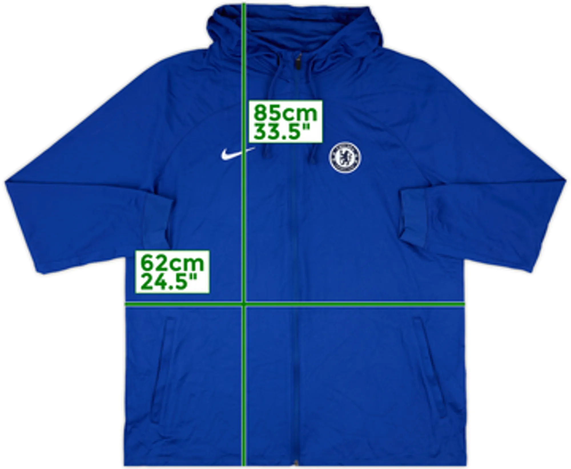 2022-23 Chelsea Nike Hooded Track Jacket - 7/10 - (XXL)
