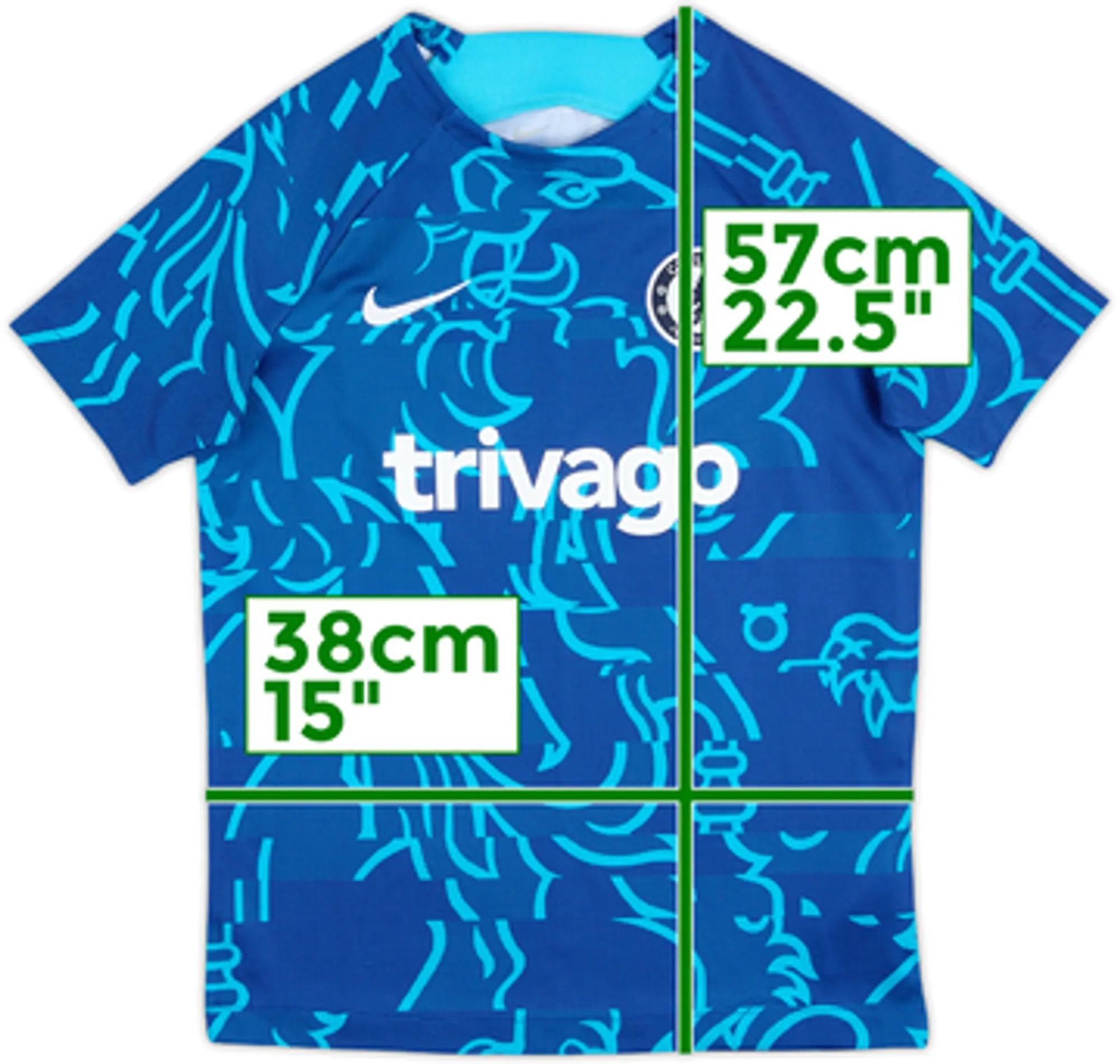 2022-23 Chelsea Nike Training Shirt - 8/10 - (XS)