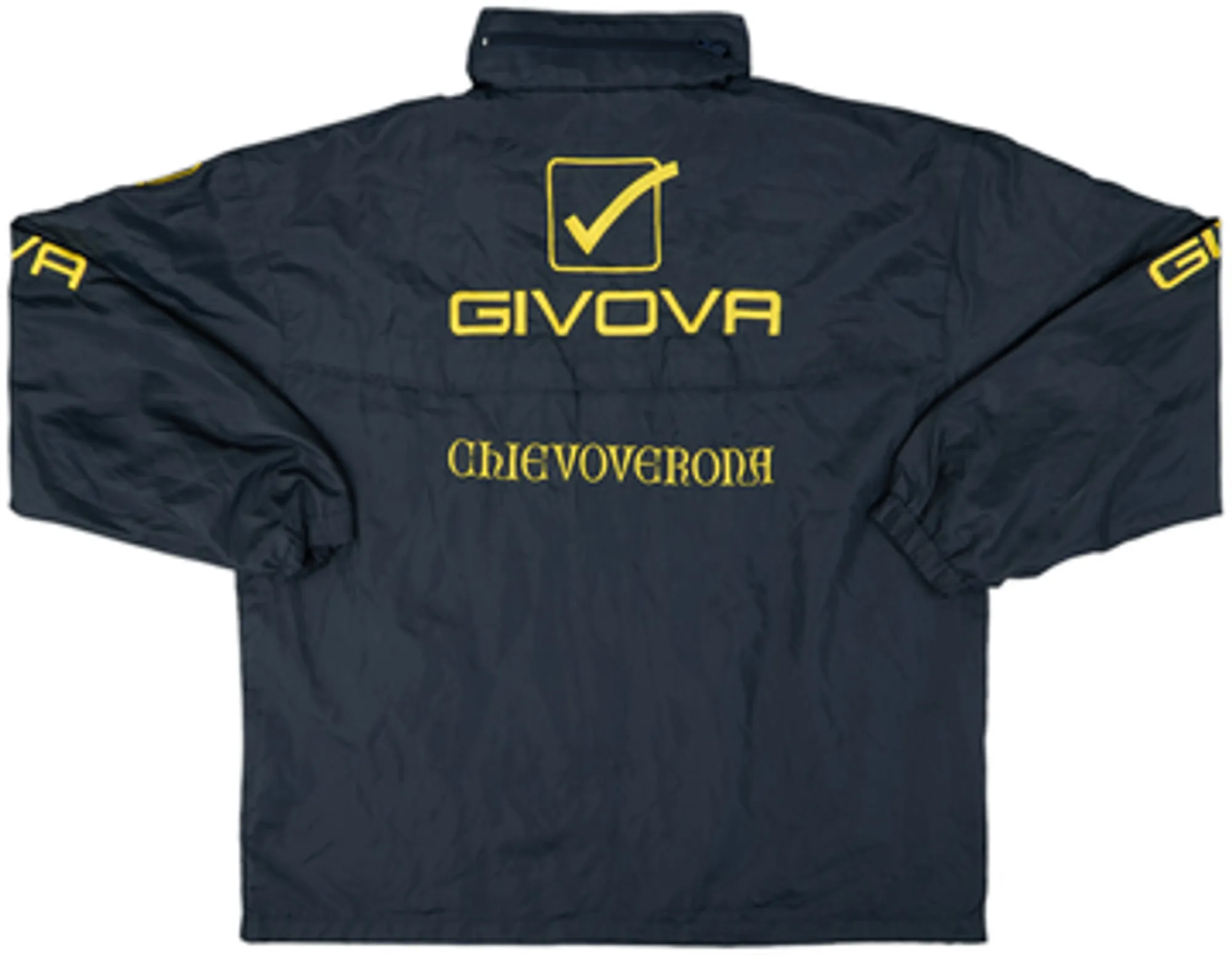 2012-13 Chievo Verona Givova Hooded Rain Jacket - 8/10 - (L)