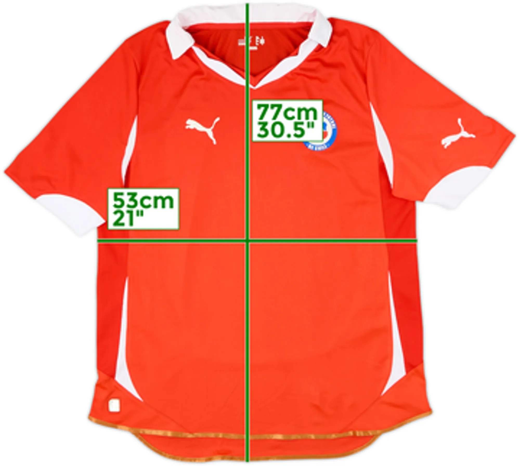 2010-11 Chile Home Shirt - 9/10 - (L)