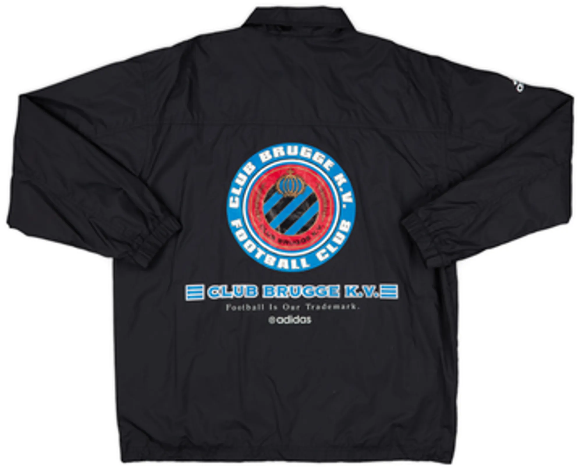 1998-99 Club Brugge adidas Coach Jacket - 8/10 - (S)