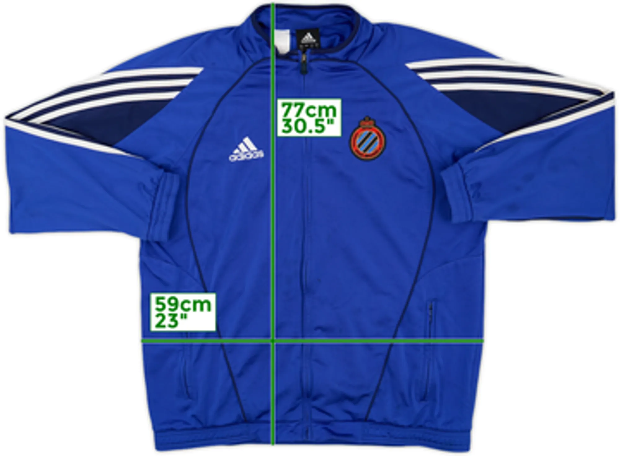 2004-05 Club Brugge adidas Track Jacket - 7/10 - (M)