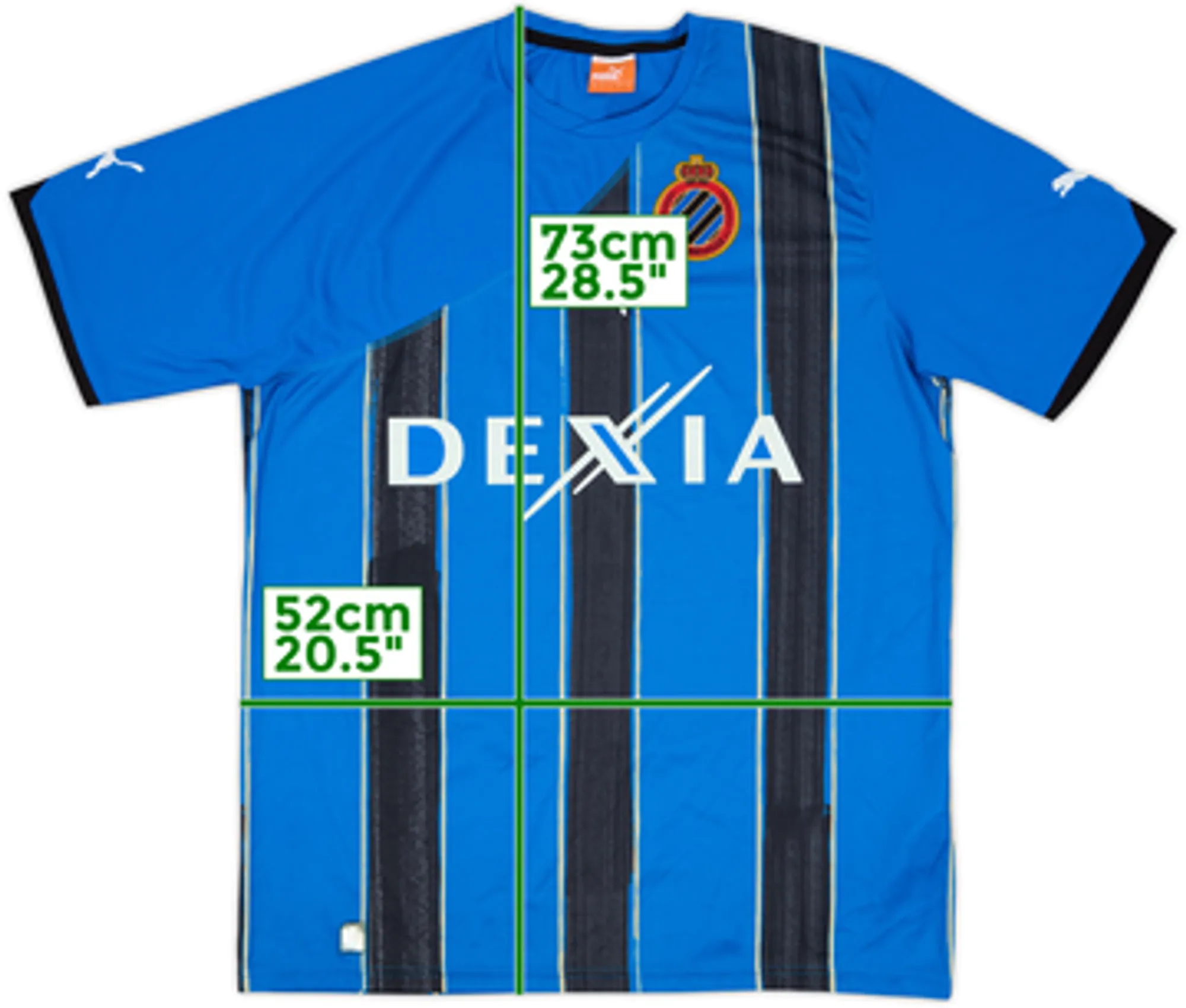2010-11 Club Brugge Home Shirt - 8/10 - (M)