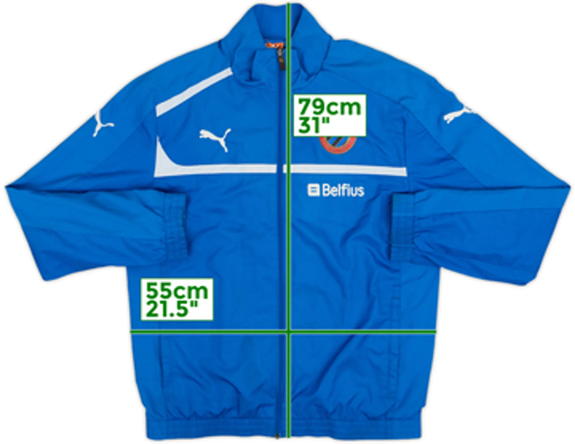 2011-12 Club Brugge Puma Track Jacket - 8/10 - (M)