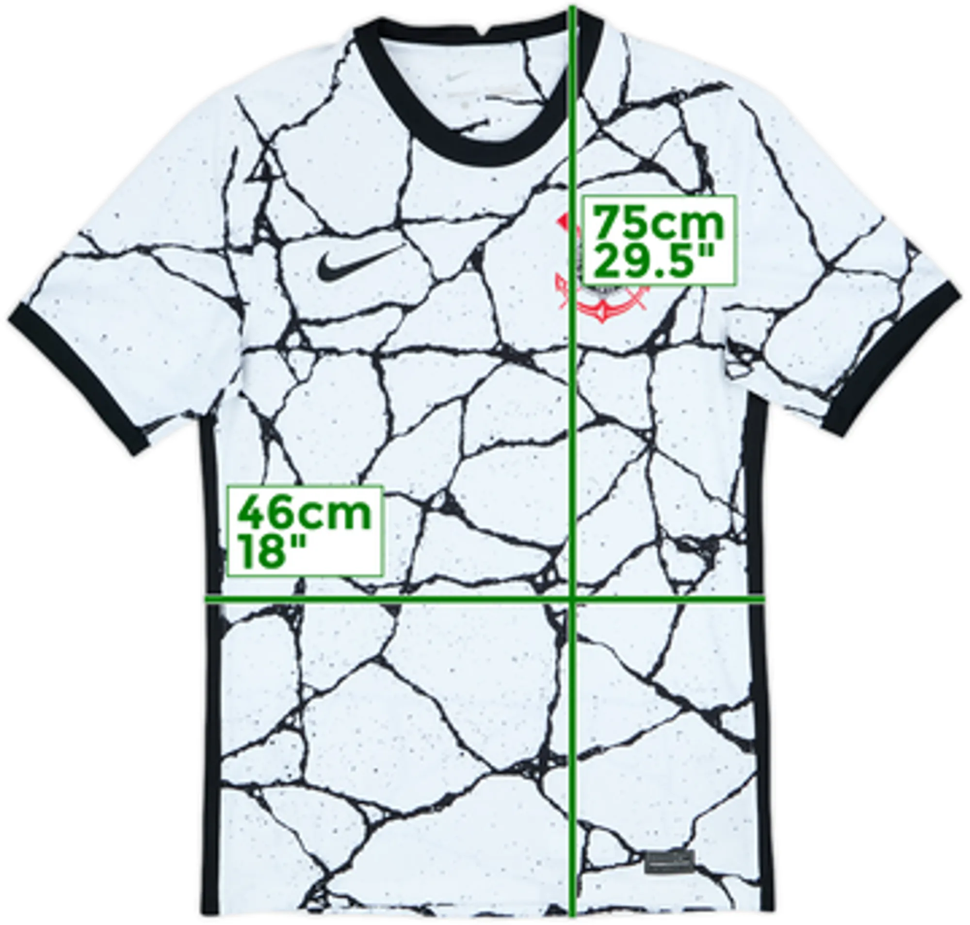 2021 Corinthians Home Shirt - 10/10 - (M)