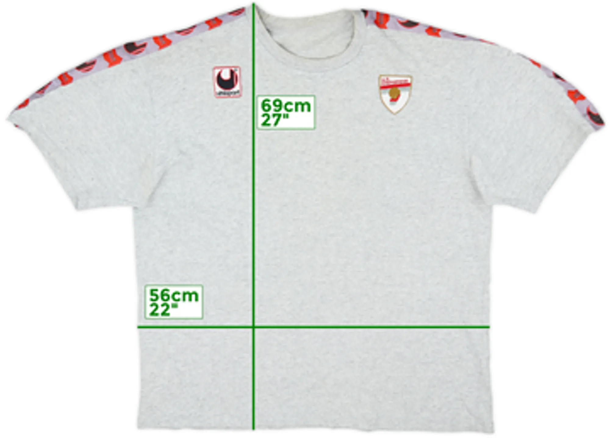 1995-96 Cremonese Uhlsport Cotton Tee - 10/10 - (XL)