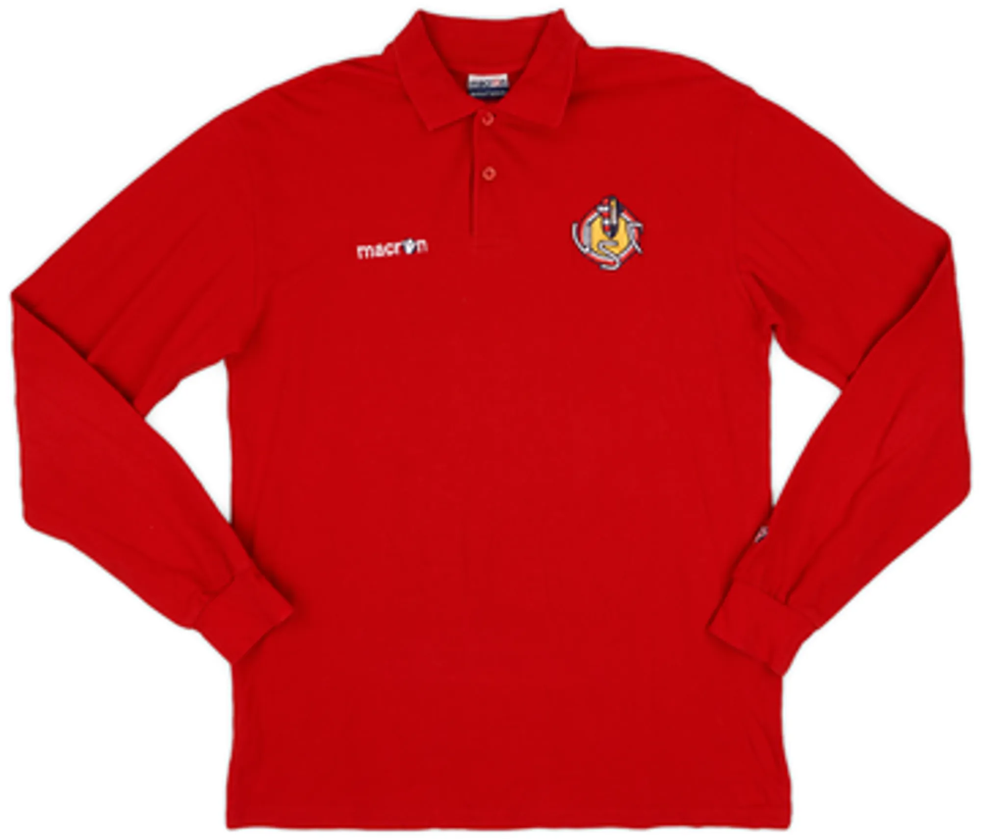 2008-09 Cremonese Macron Polo L/S Shirt - 9/10 - (L)