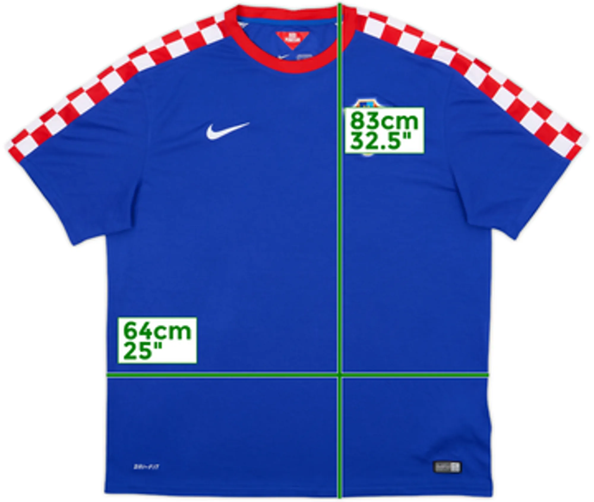 2014-15 Croatia Away Shirt - 10/10 - (XXL)