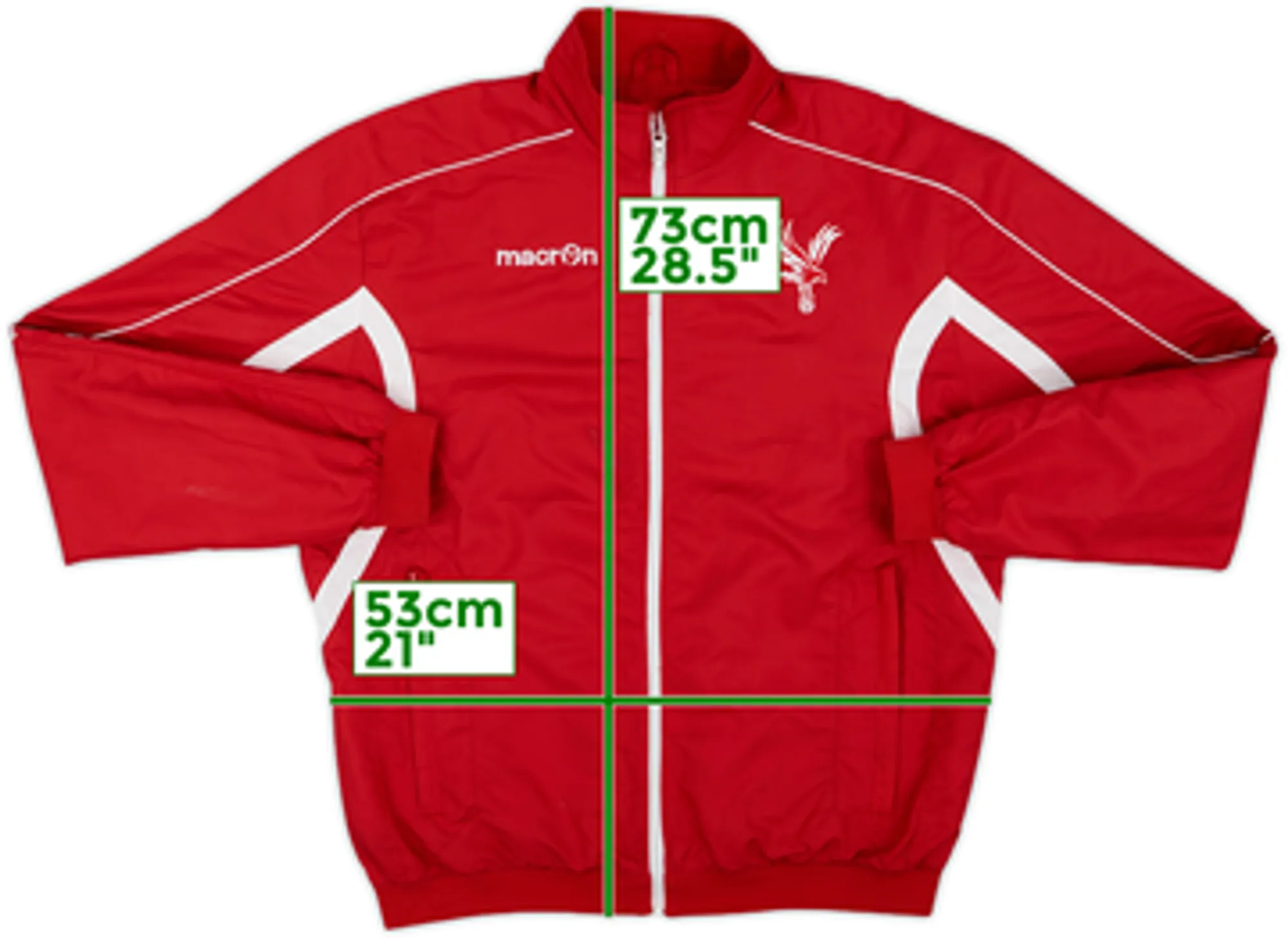 2016-17 Crystal Palace Macron Track Jacket - 6/10 - (M)