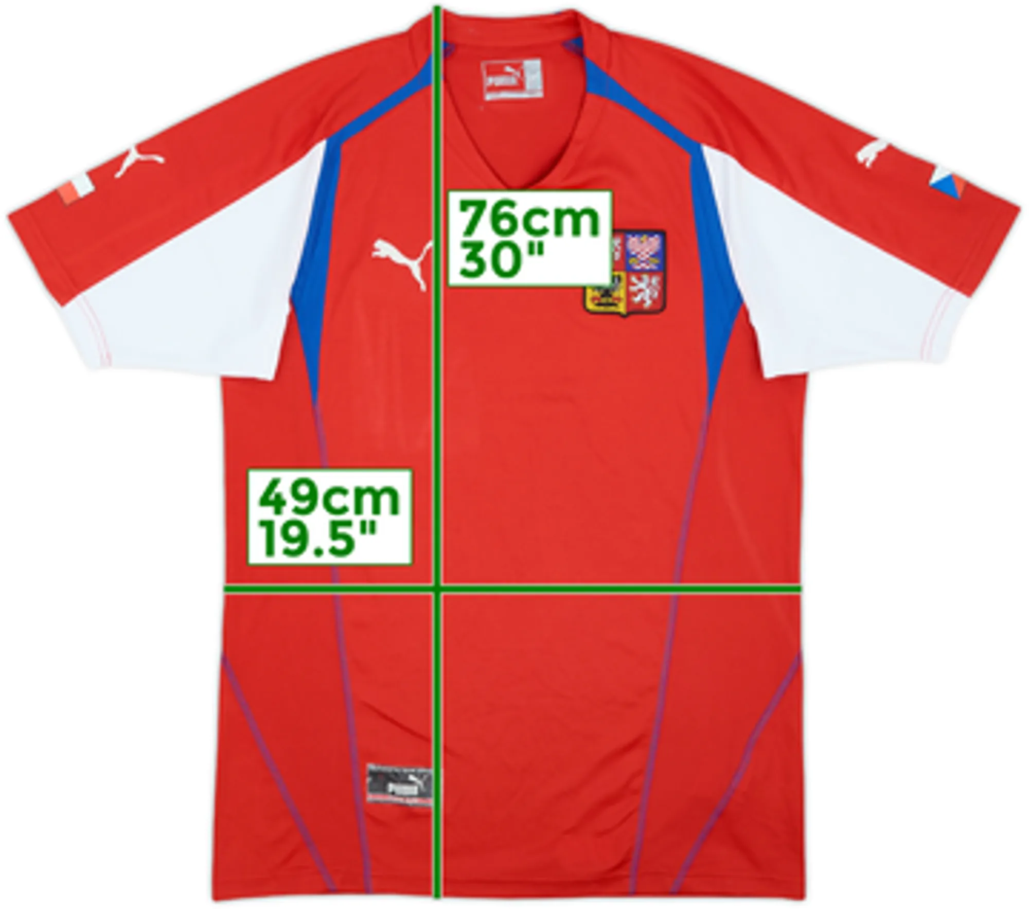 2004-05 Czech Republic Basic Home Shirt - 8/10 - (XL)