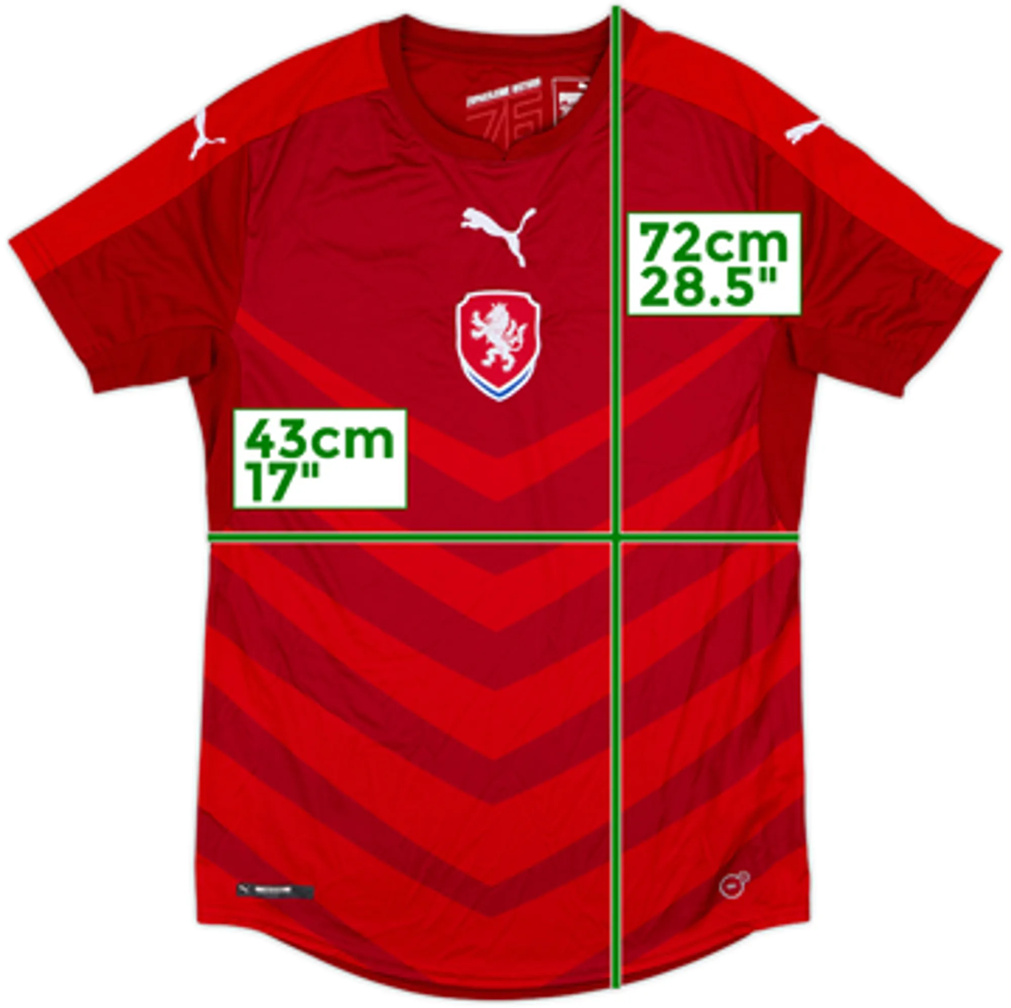 2016-18 Czech Republic Home Shirt - 8/10 - (S)