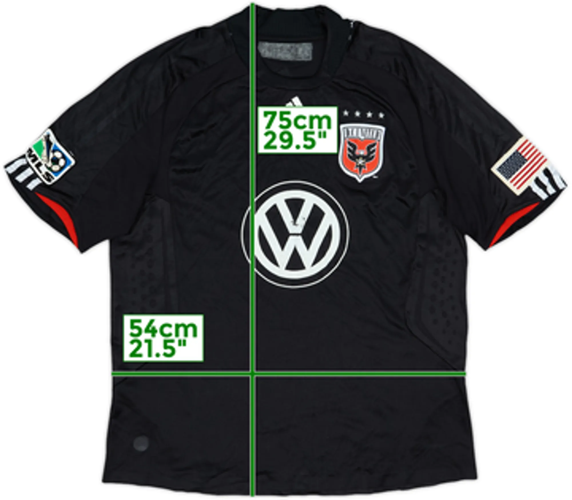 2009 DC United Authentic Home Shirt - 7/10 - (M)