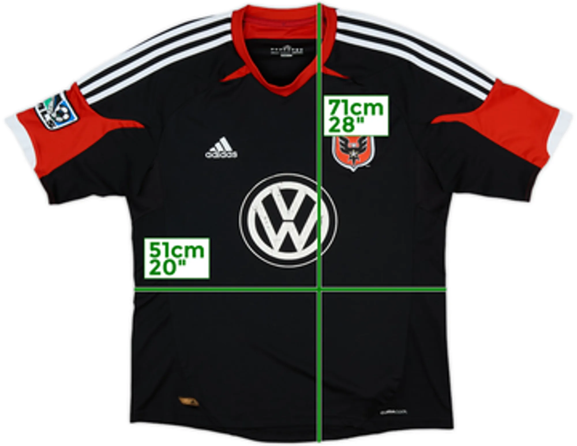 2010-11 DC United Home Shirt - 7/10 - (L)