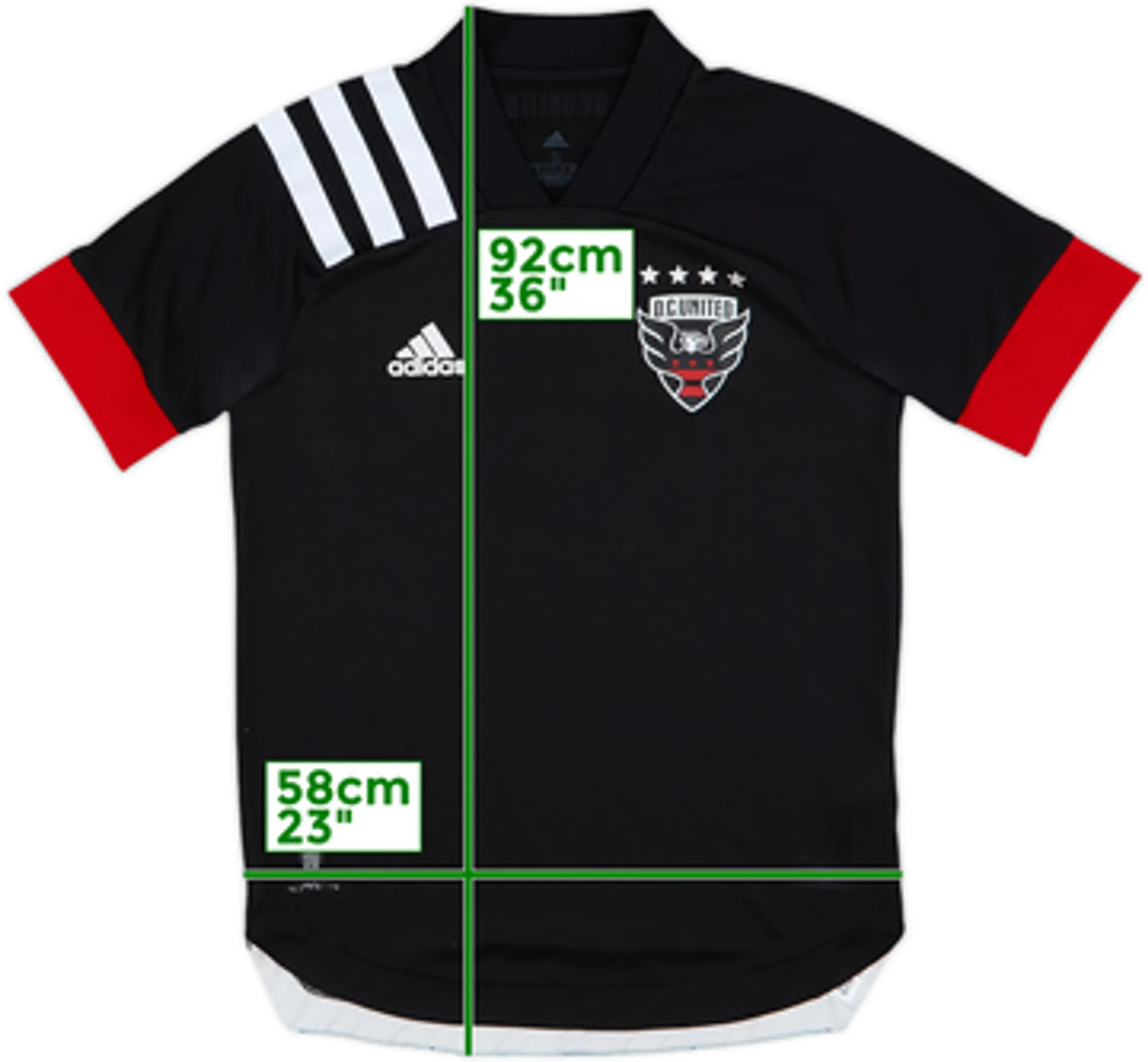 2020-21 DC United Authentic Home Shirt - 9/10 - (M)