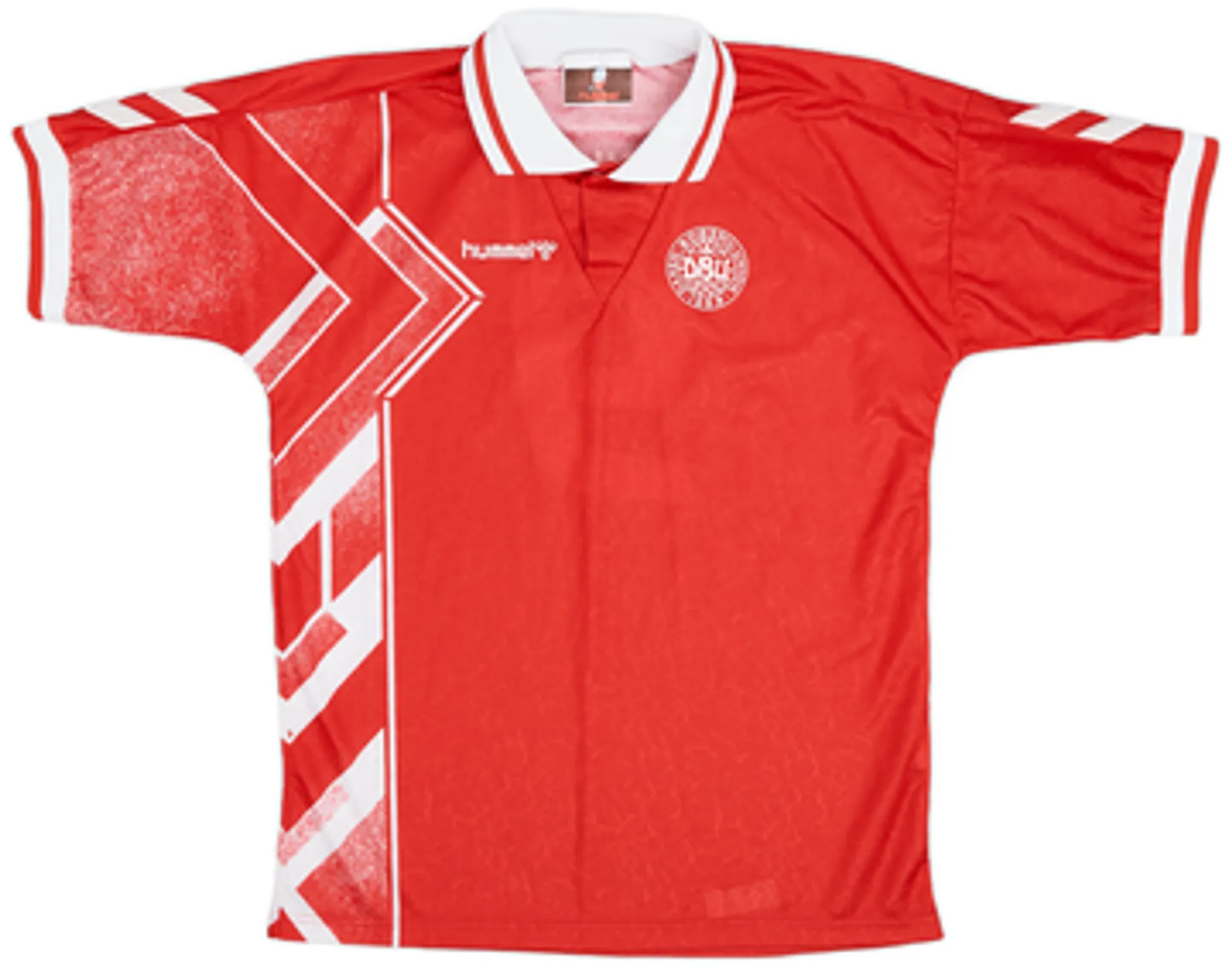 1994-95 Denmark Home Shirt Povlsen #9 - 8/10 - (XL.Boys)