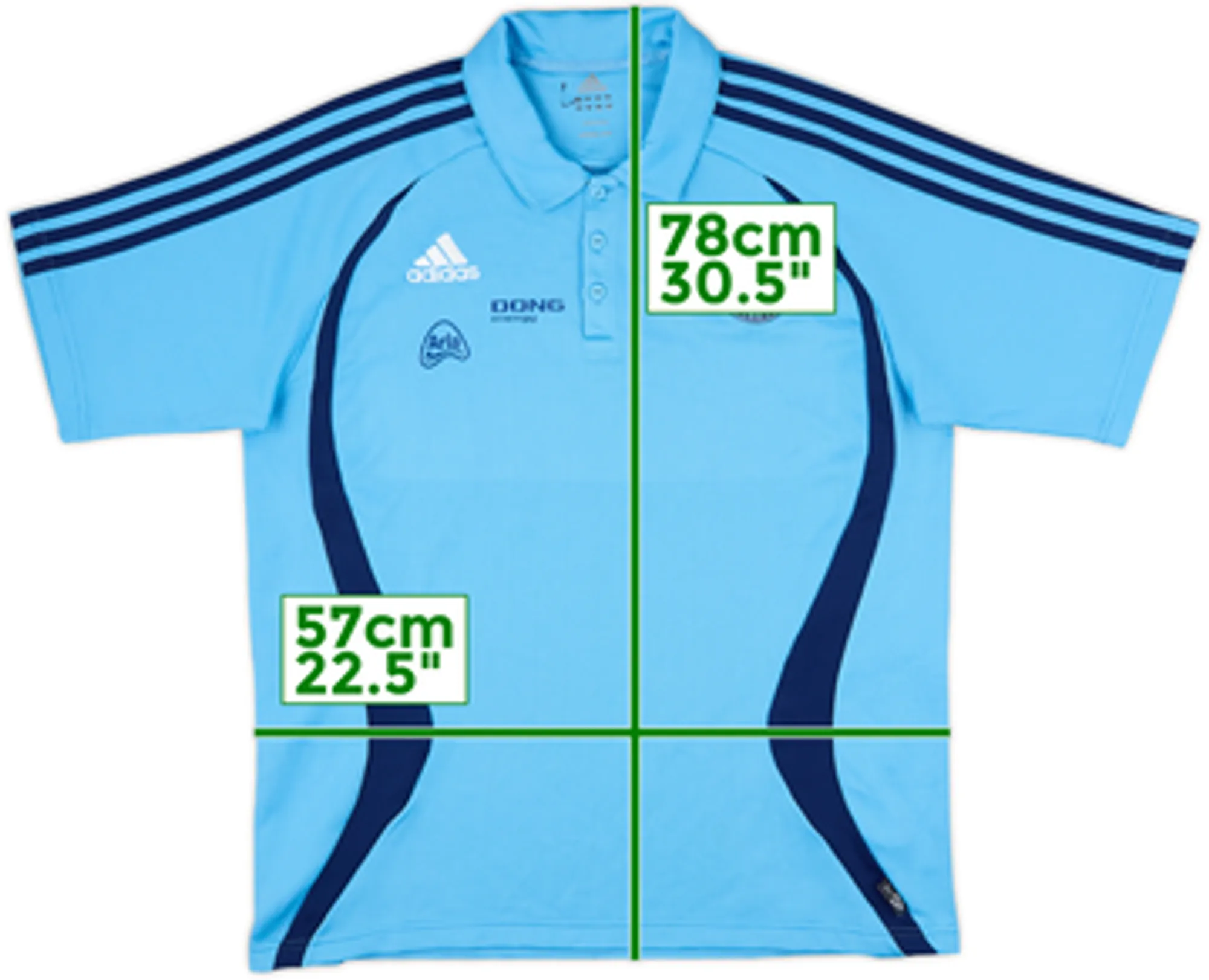 2005-06 Denmark adidas Polo Shirt - 8/10 - (L/XL)