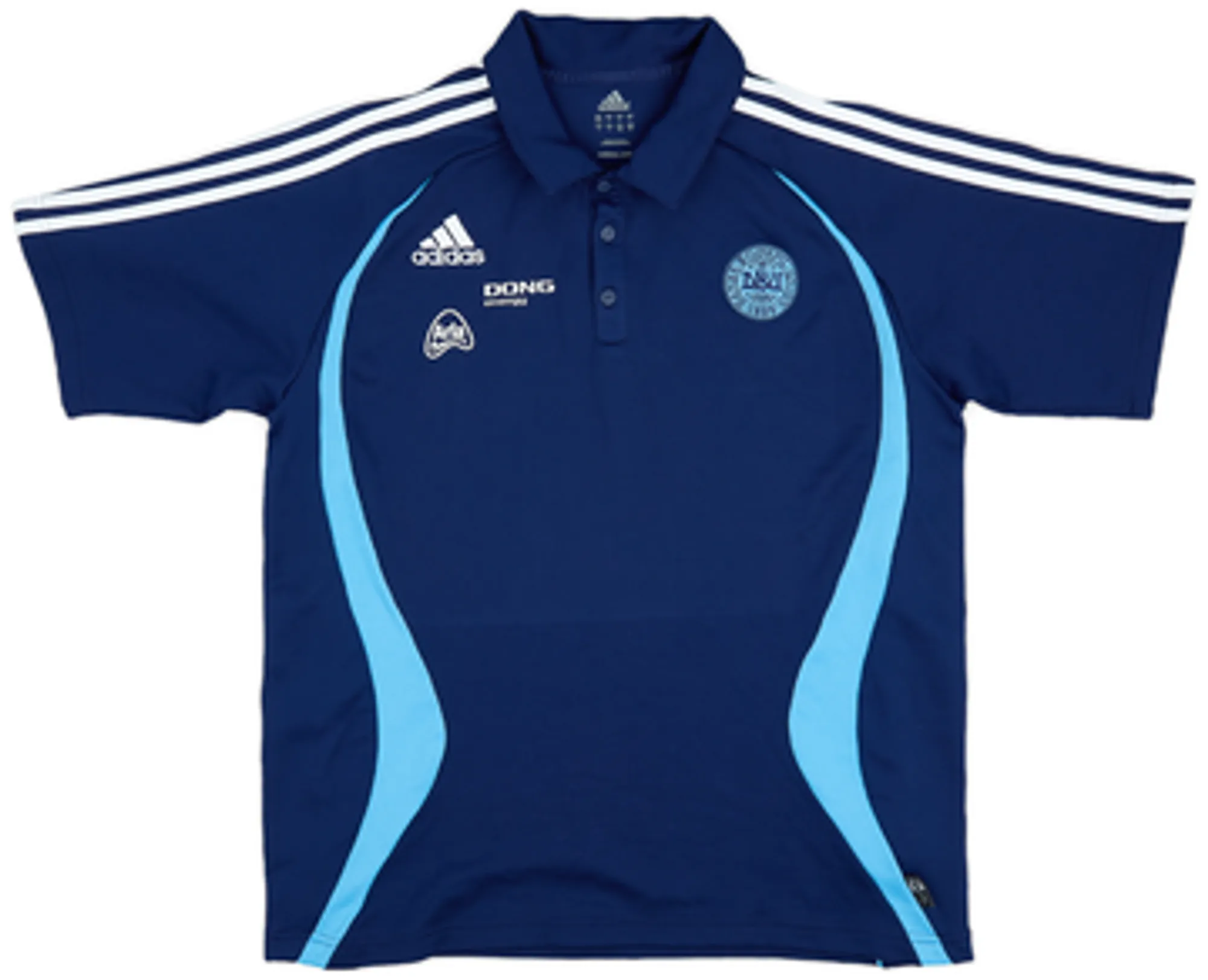 2007-08 Denmark adidas Polo Shirt - 9/10 - (L)