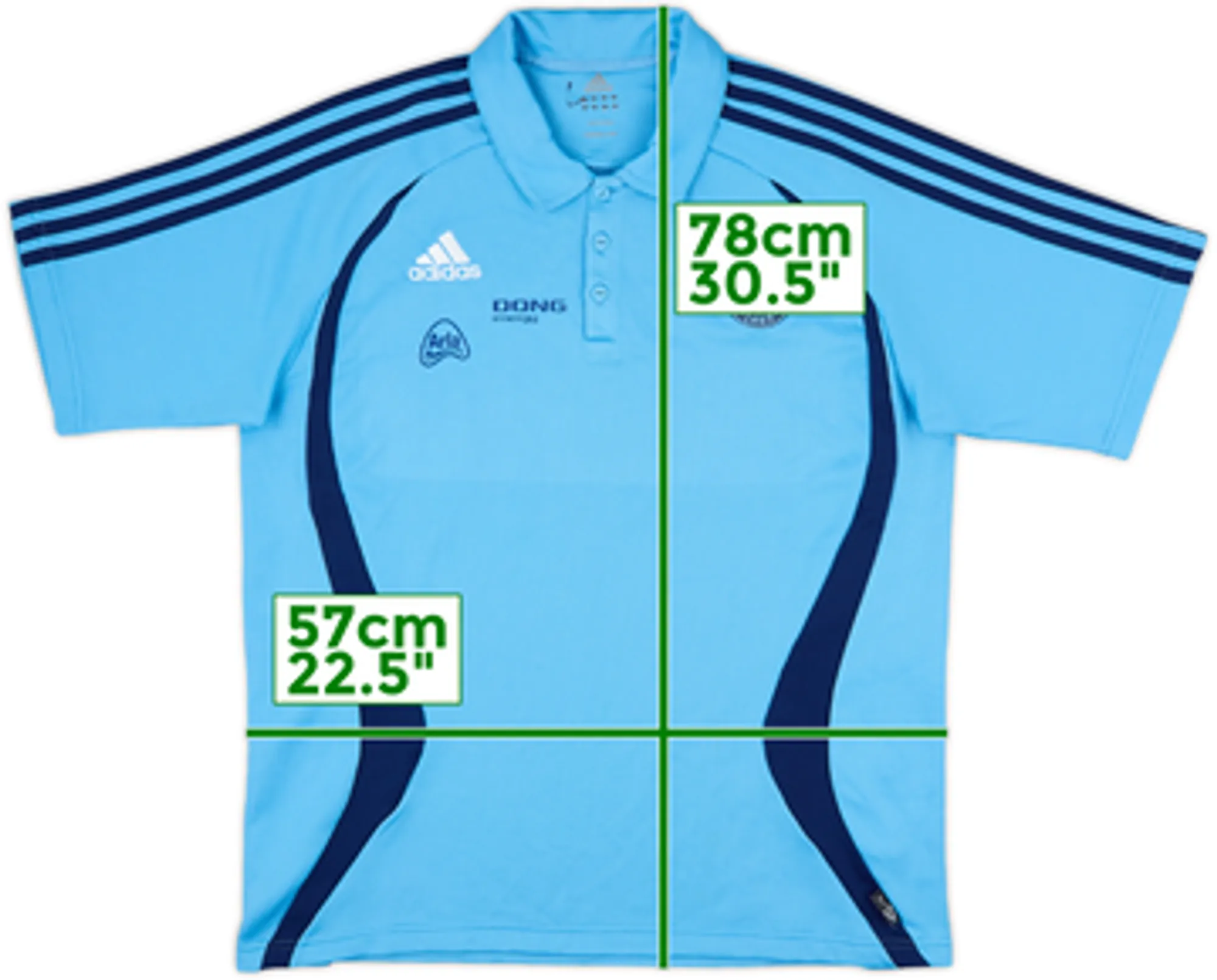 2005-06 Denmark adidas Polo Shirt - 7/10 - (L/XL)