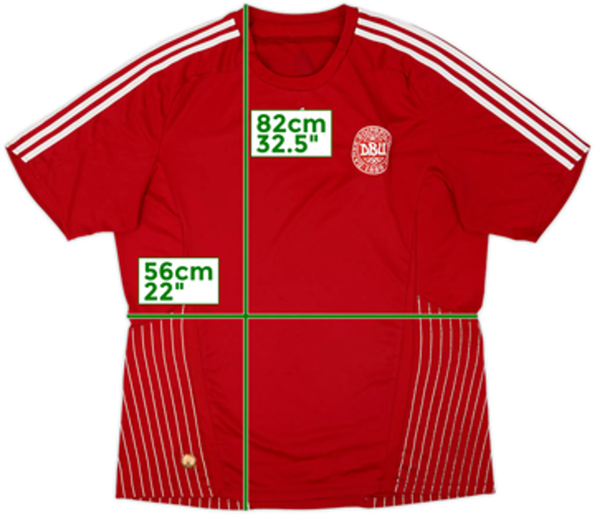 2007-10 Denmark Home Shirt - 4/10 - (XXL)