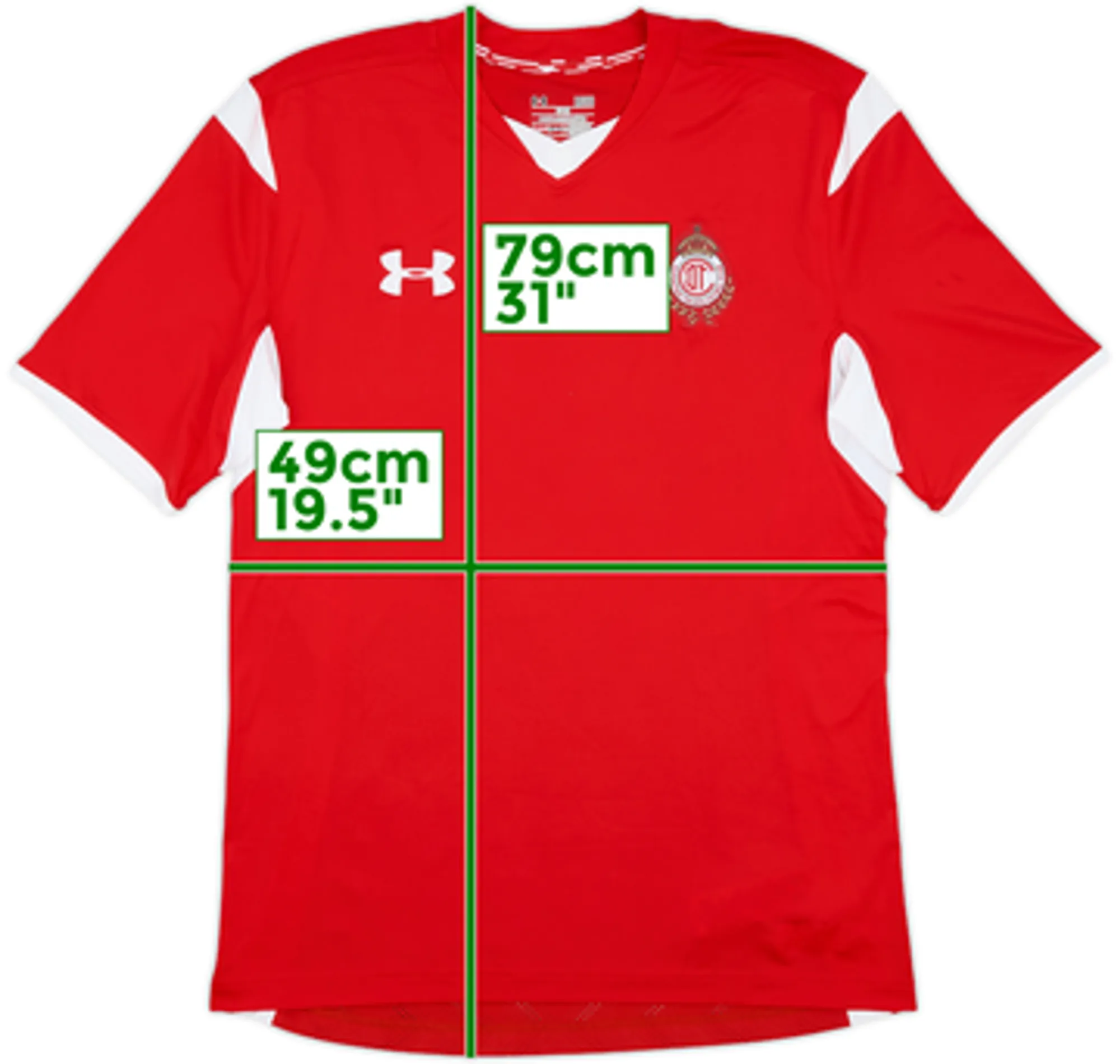 2014-15 Deportivo Toluca Under Armour Training Shirt - 9/10 - (L)
