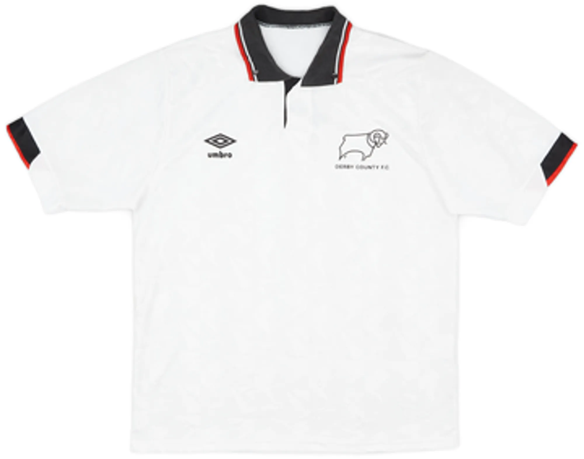 1989-91 Derby County Home Shirt - 8/10 - (L)