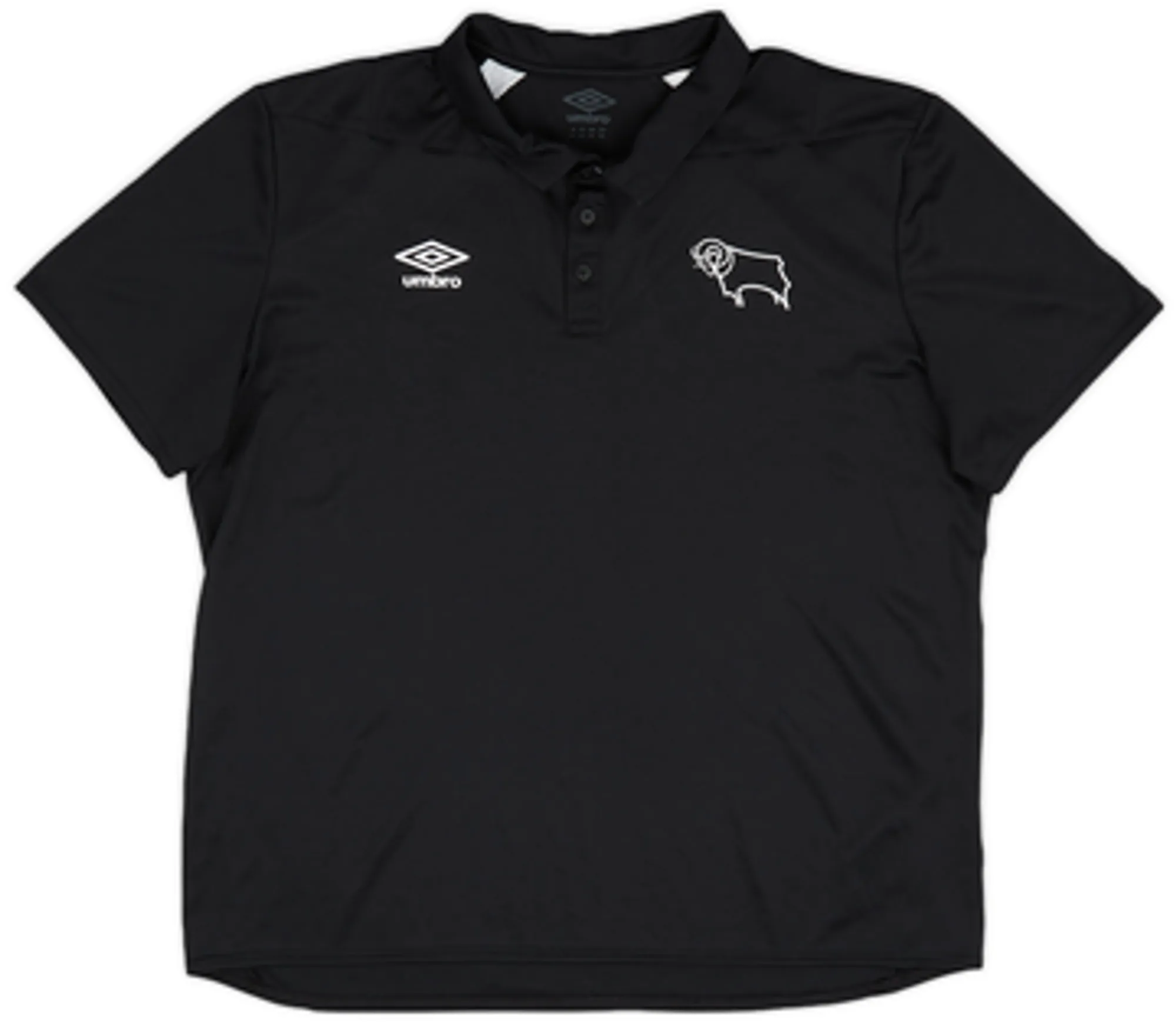 2018-19 Derby County Umbro Polo Shirt - 9/10 - (M)