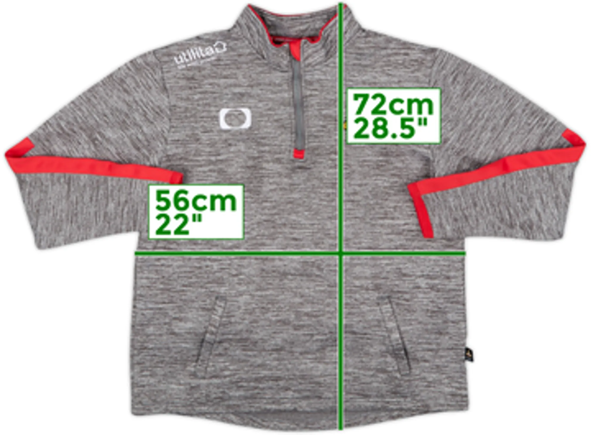 2019-20 Doncaster Rovers 1/4 Zip Drill Top - 10/10 - (L)