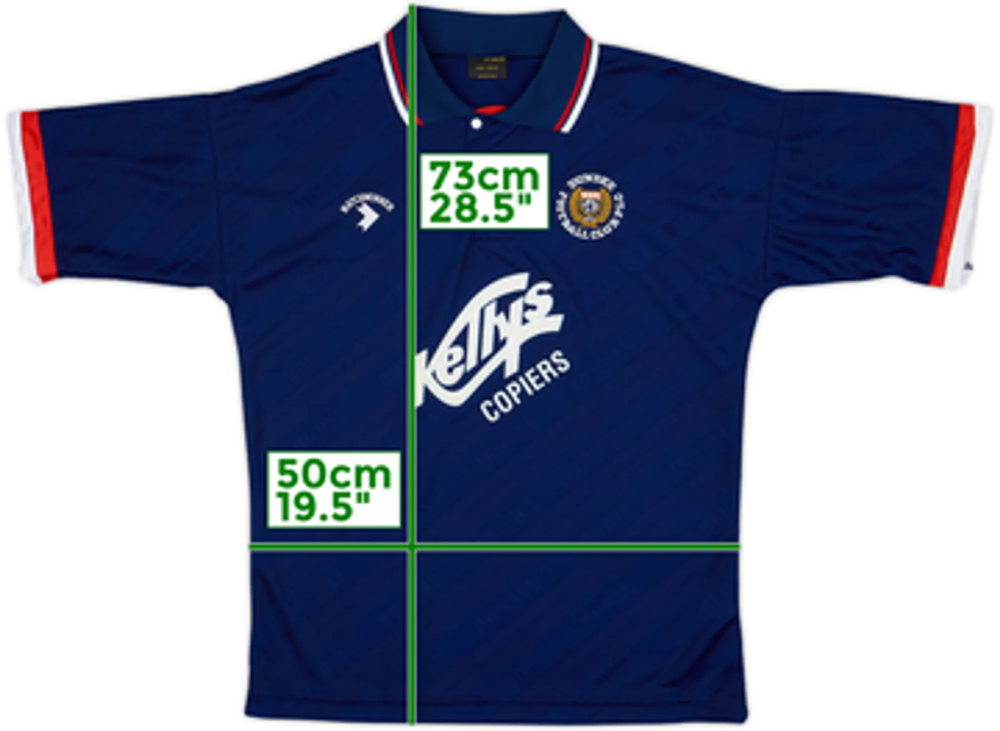 1991-92 Dundee Home Shirt - 8/10 - (M)