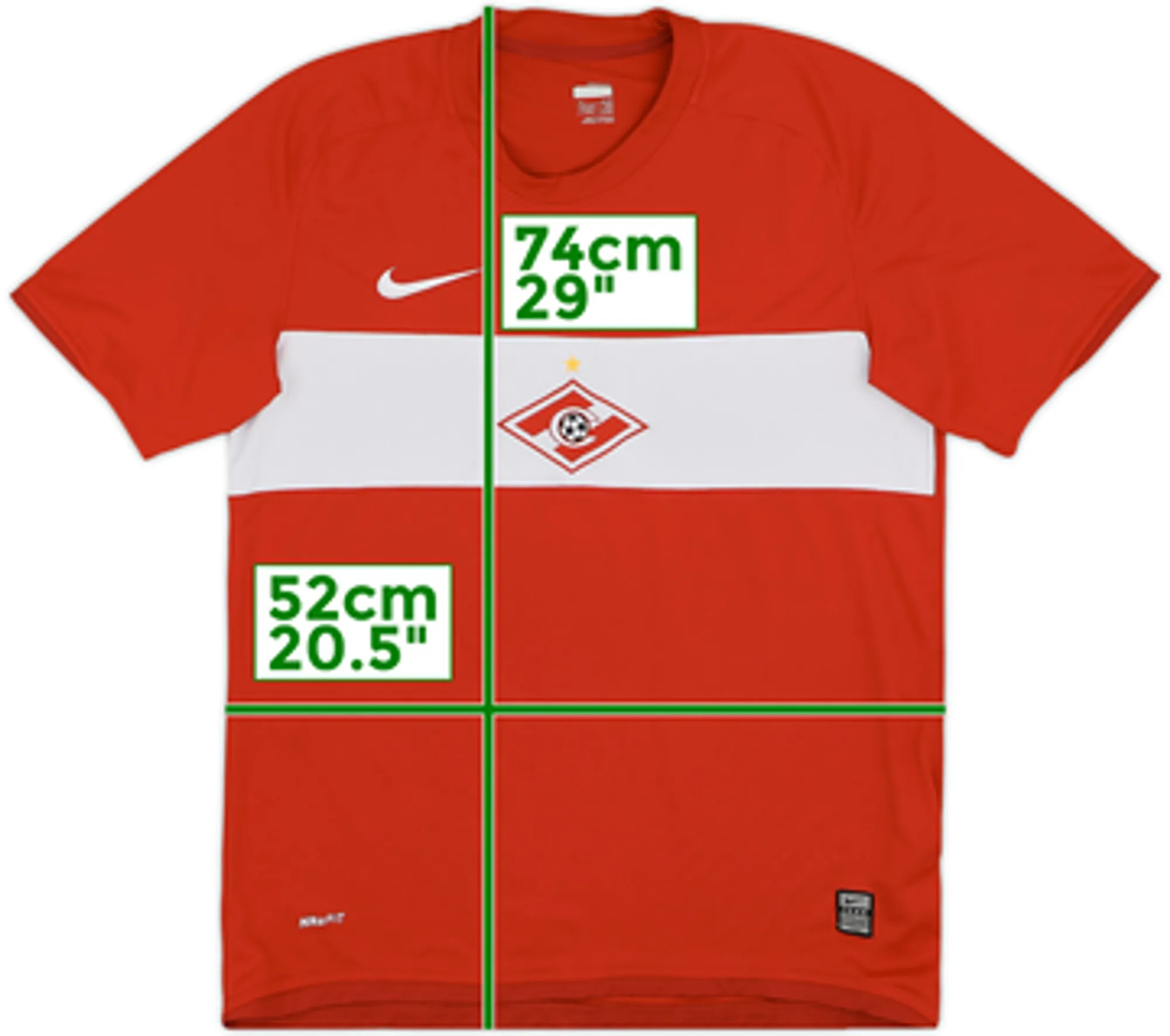 2009 Spartak Moscow Home Shirt - 8/10 - (S)