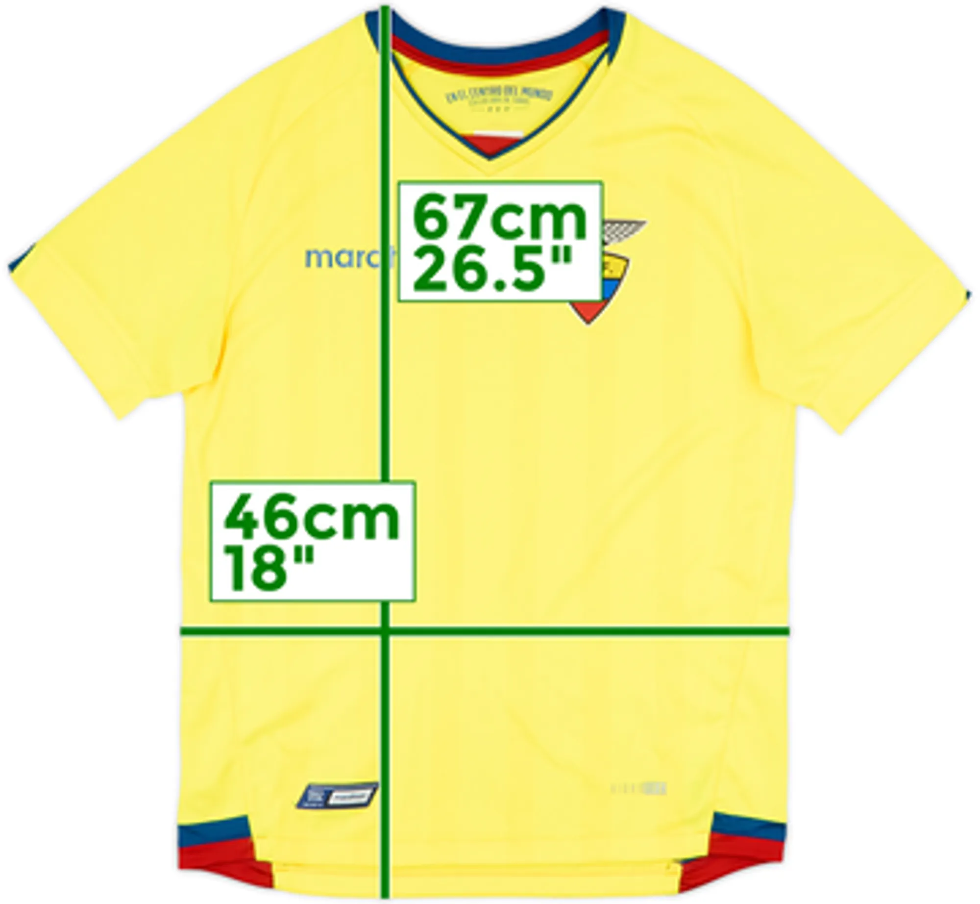 2017-18 Ecuador Home Shirt - 7/10 - (S)