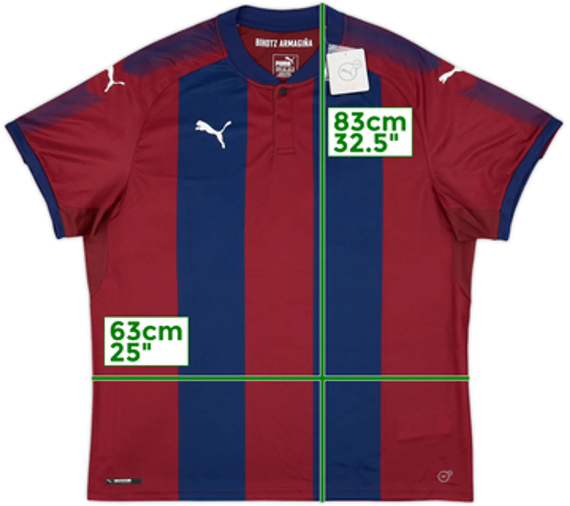 2017-18 Eibar Home Shirt - 10/10 - (L)