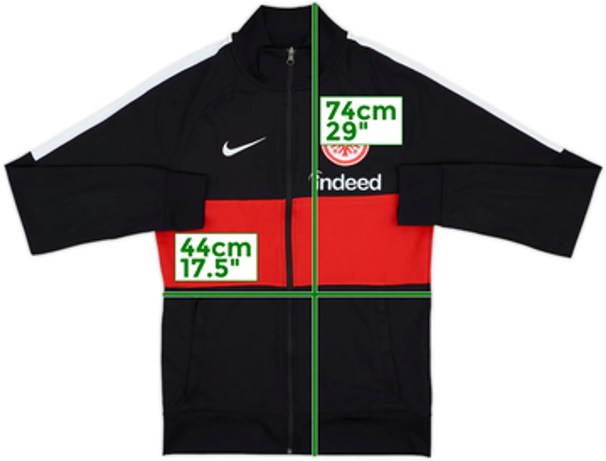 2019-20 Eintracht Frankfurt Nike Track Jacket - 7/10 - (S)