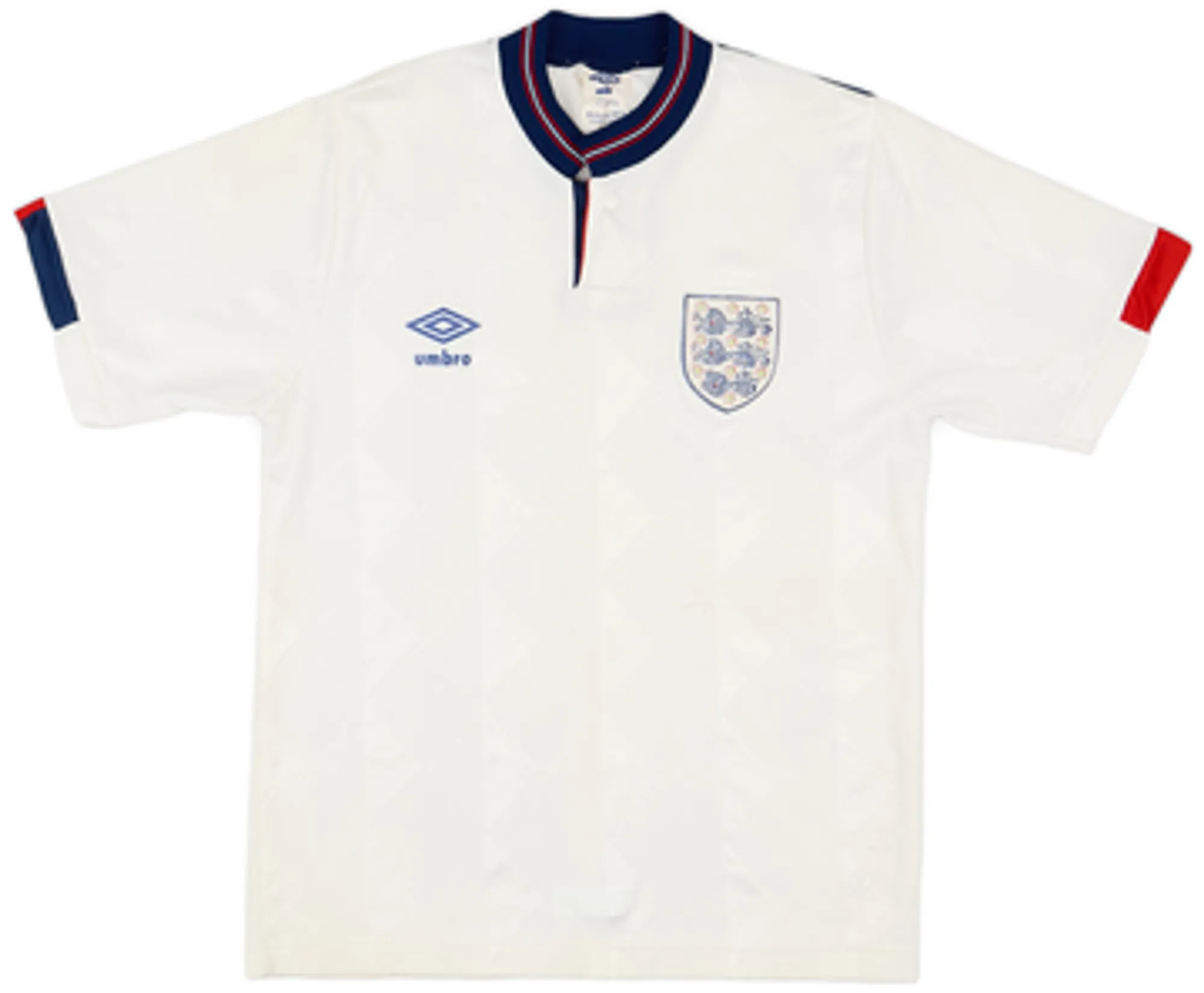 1987-90 England Home Shirt - 6/10 - (S)