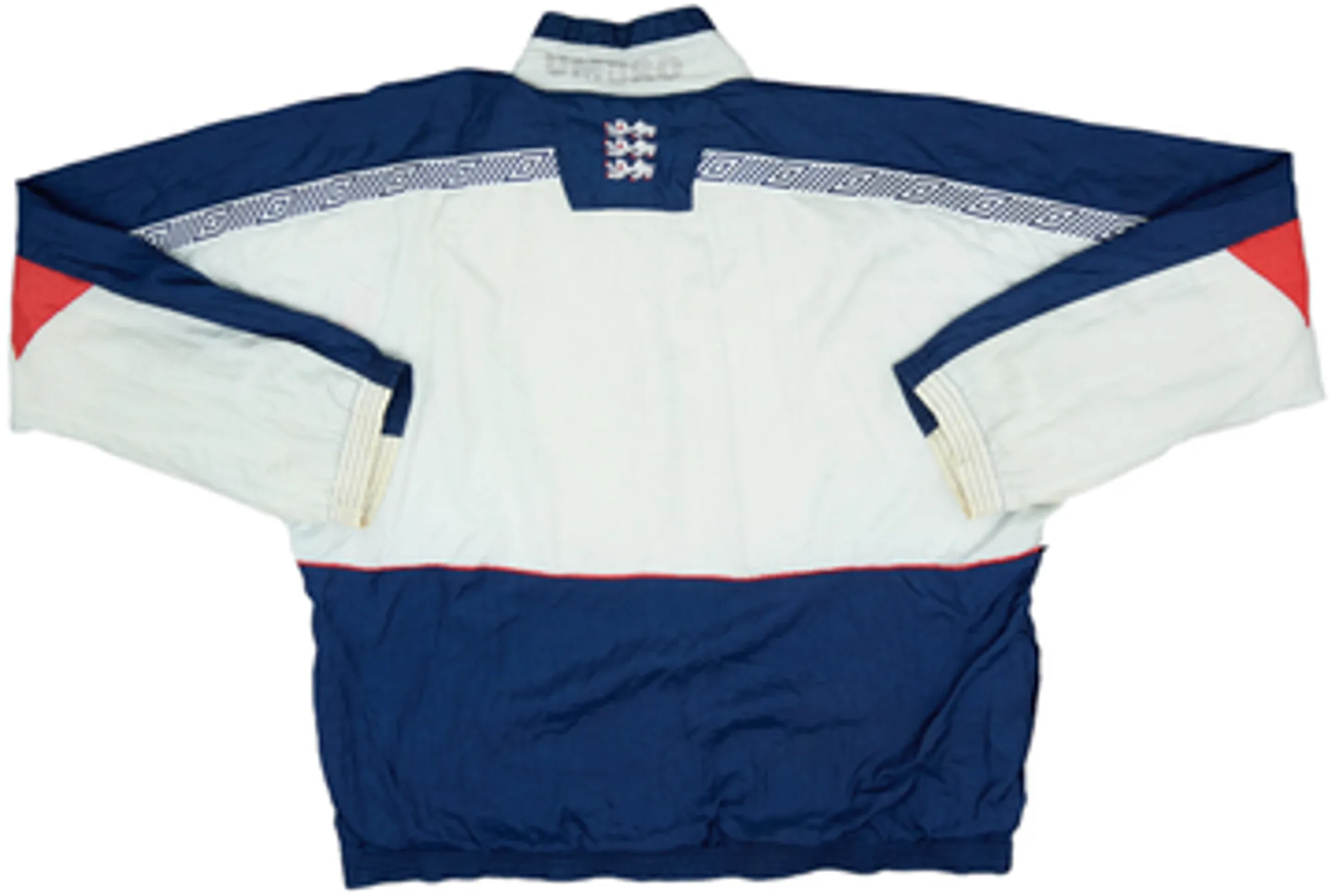 1990-92 England Umbro Track Jacket - 7/10 - (L)