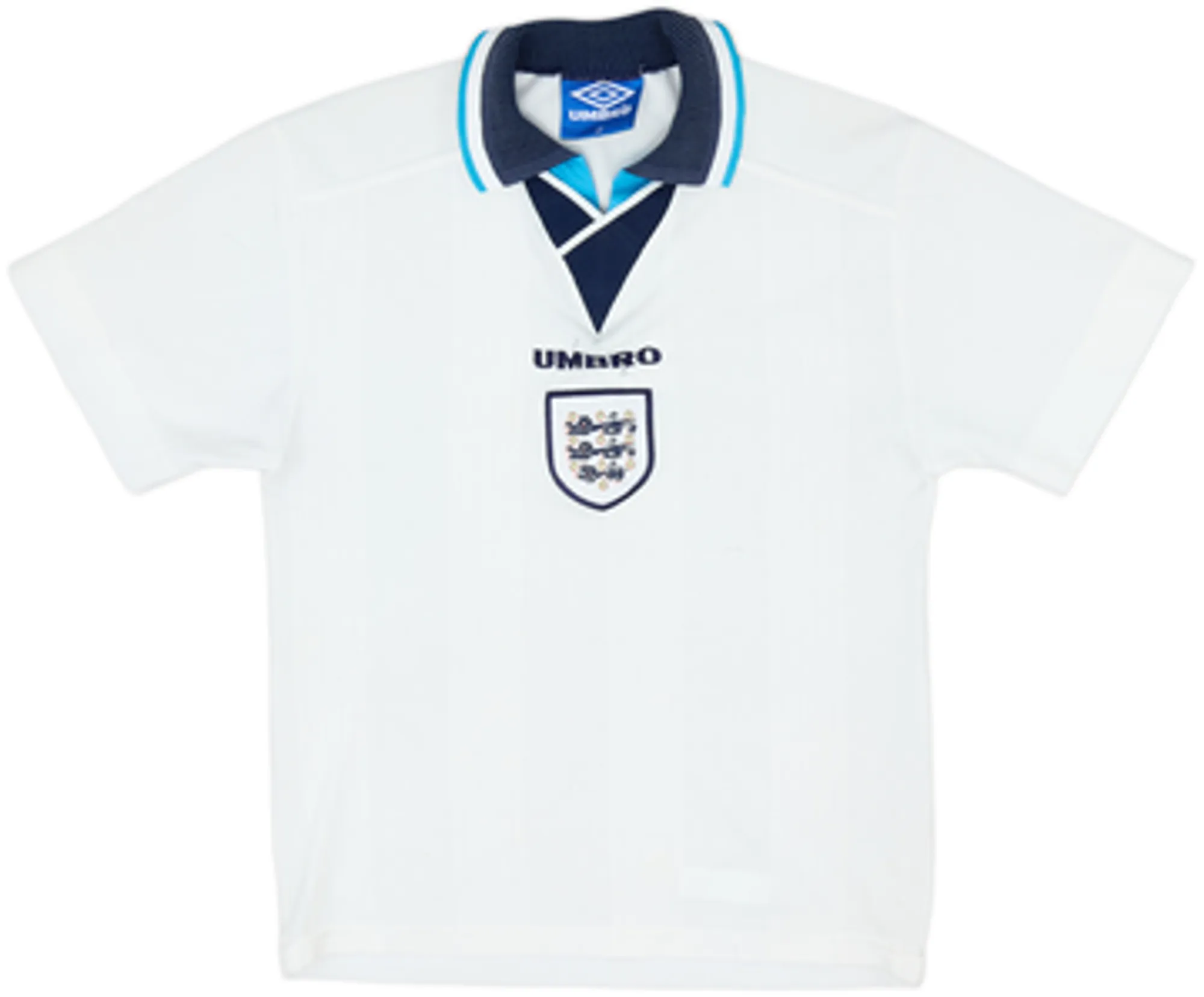 1995-97 England Home Shirt & Shorts - 8/10 - (L.Boys)