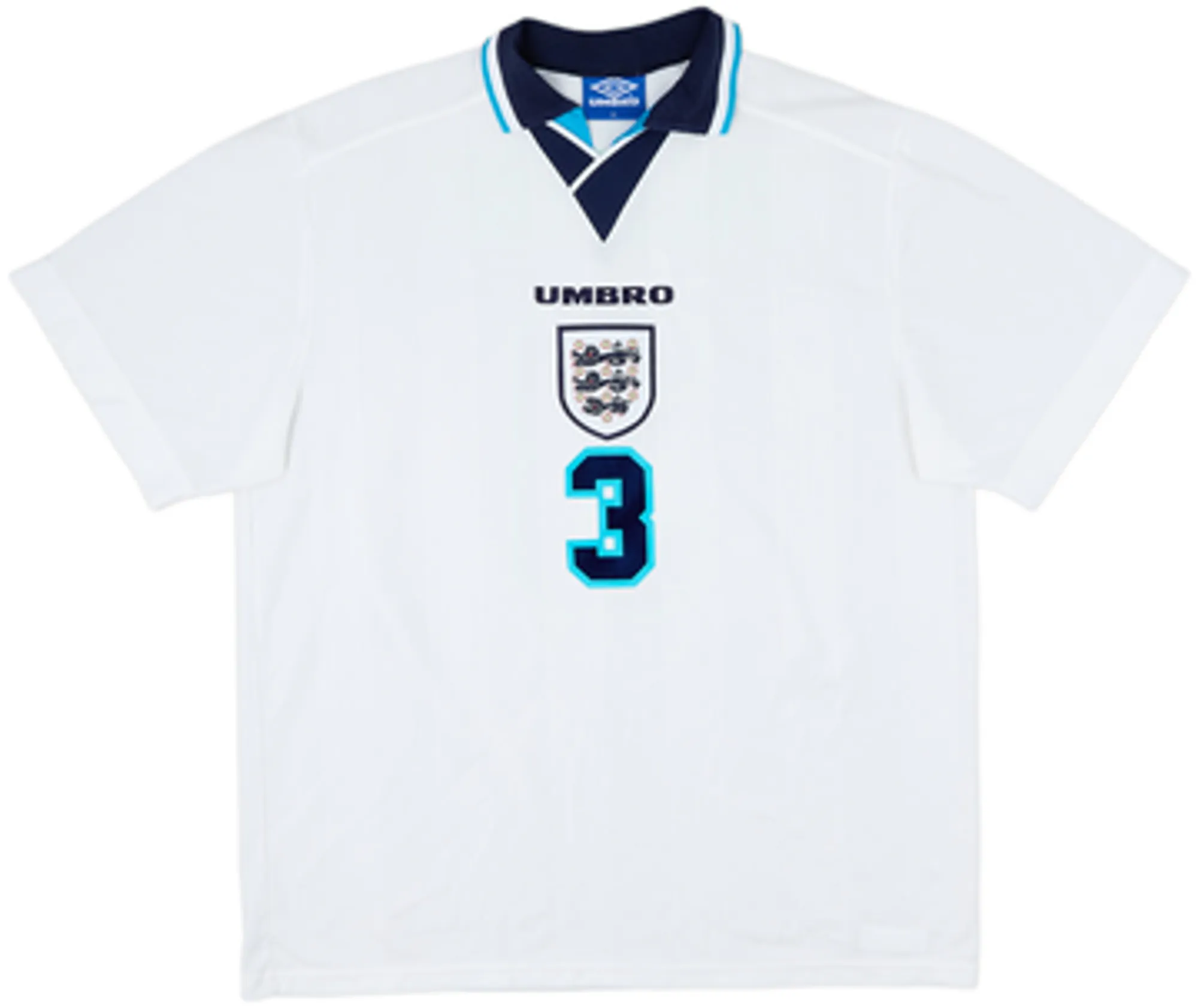 1995-97 England Home Shirt Pearce #3 - 10/10 - (XL)