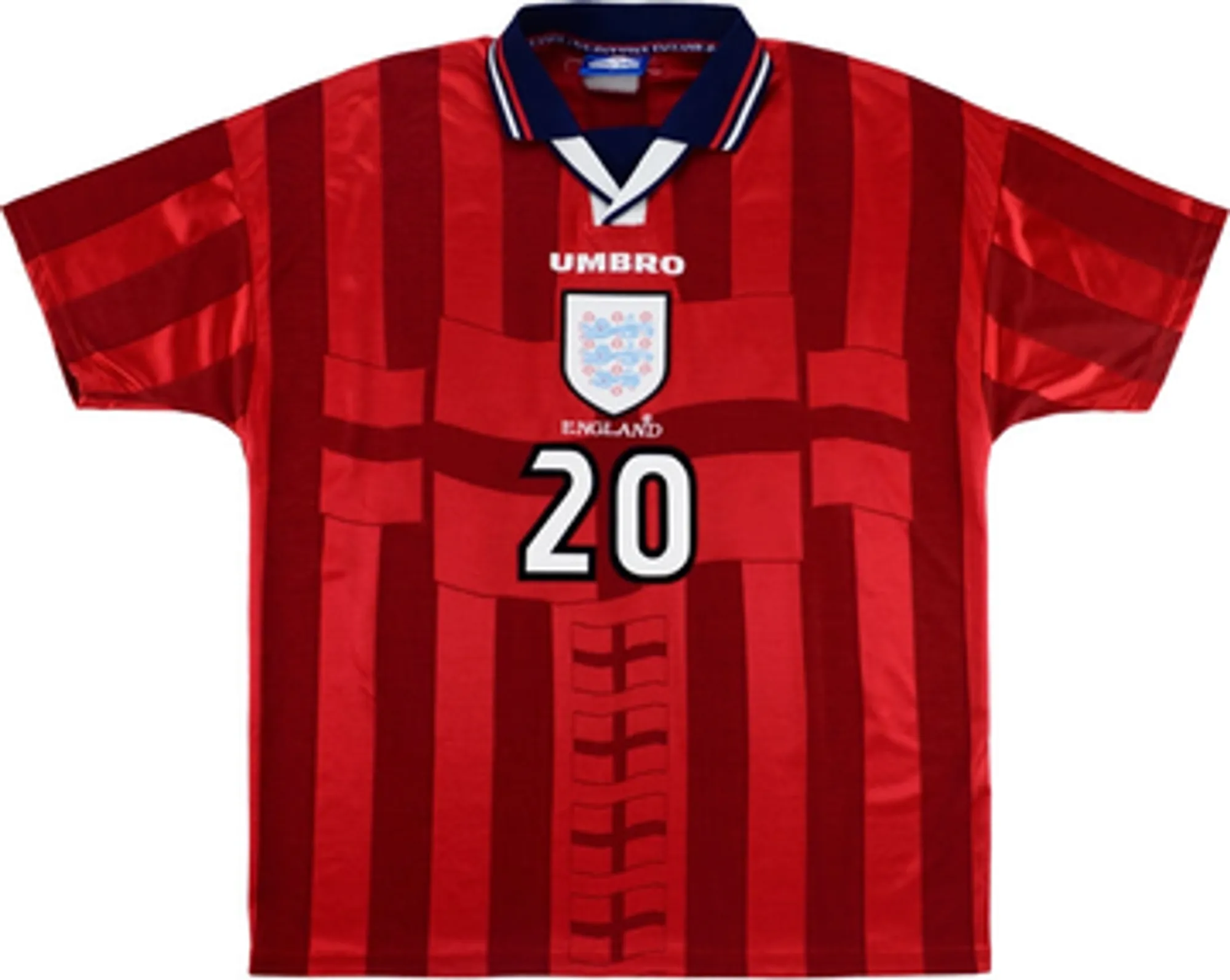 1997-99 England Away Shirt Owen #20 - 8/10 - (XL)