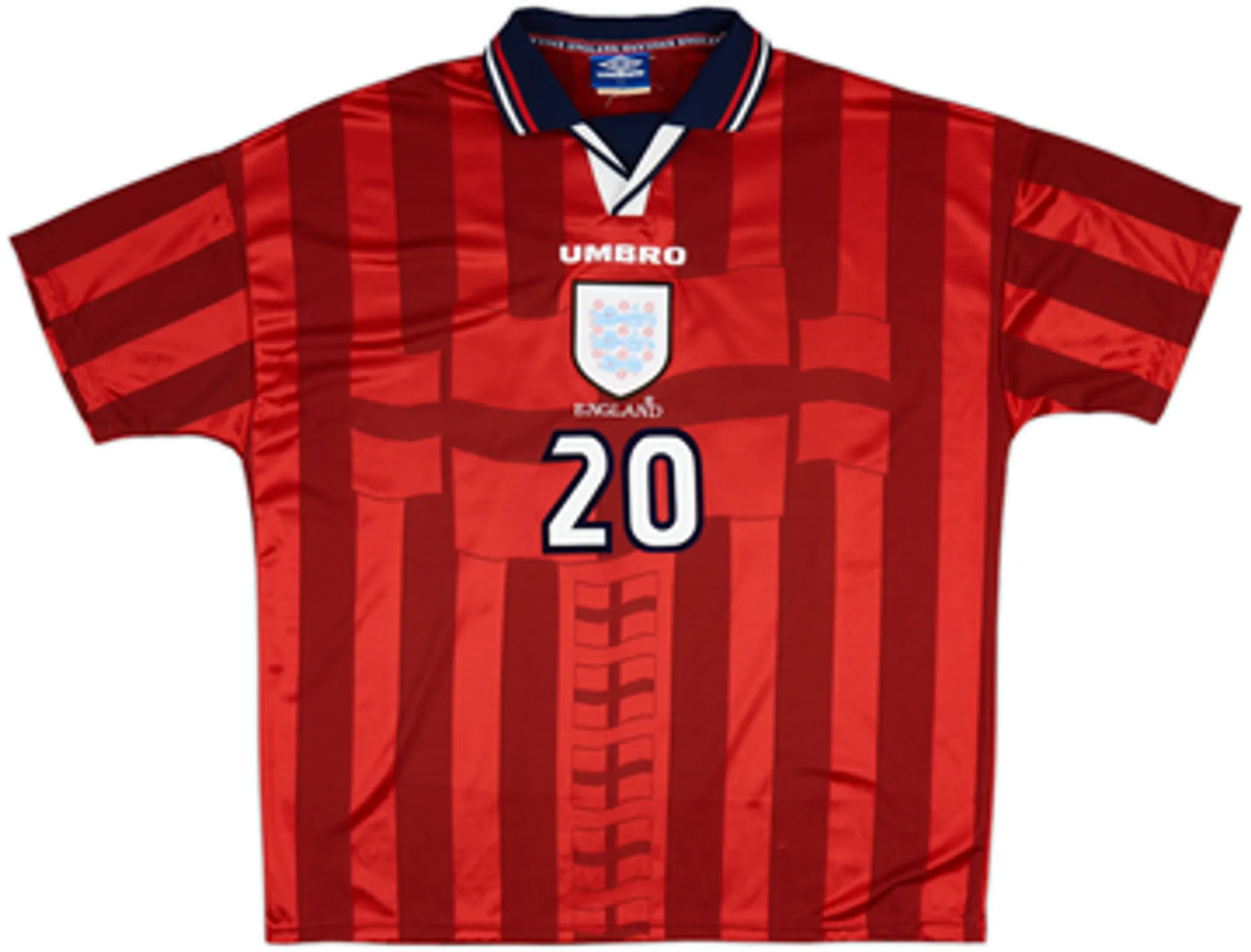 1997-99 England Away Shirt Owen #20 - 9/10 - (L)