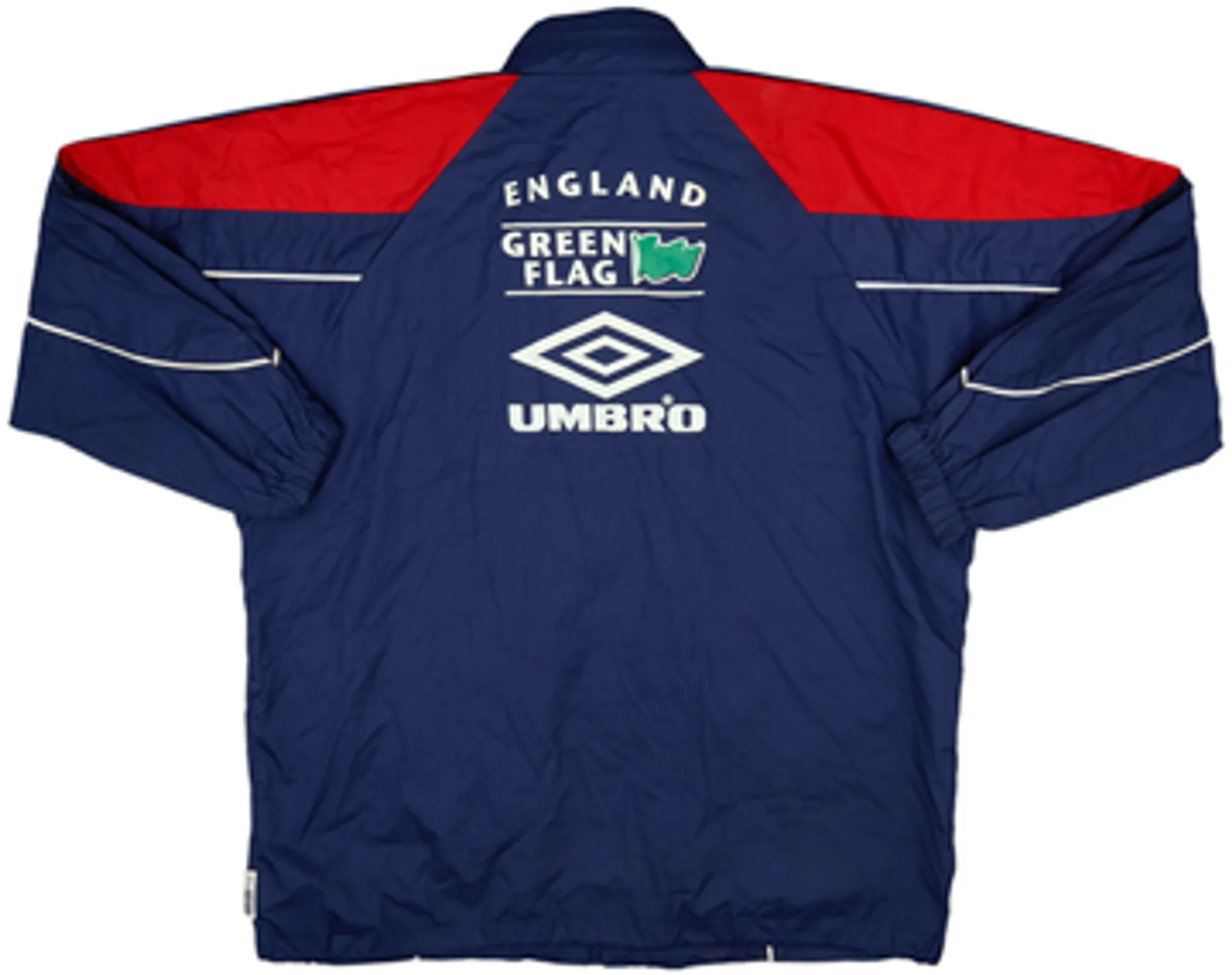 1998-00 England Umbro Hooded Bench Coat - 9/10 - (M)