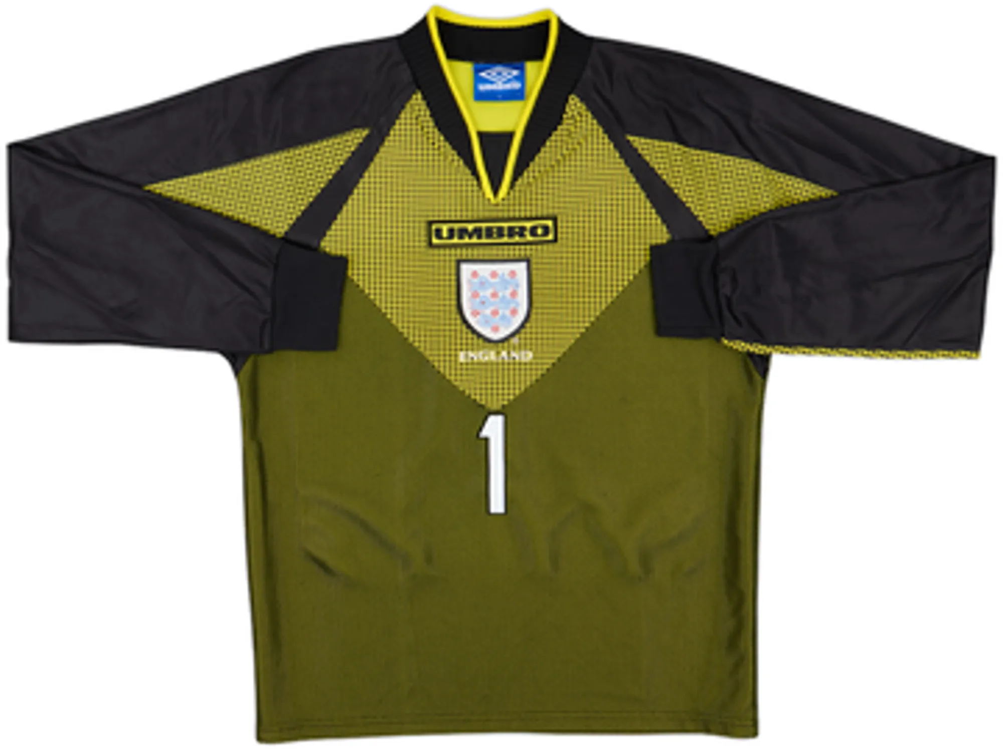 1998-99 England GK Shirt Seaman #1 - 9/10 - (L)