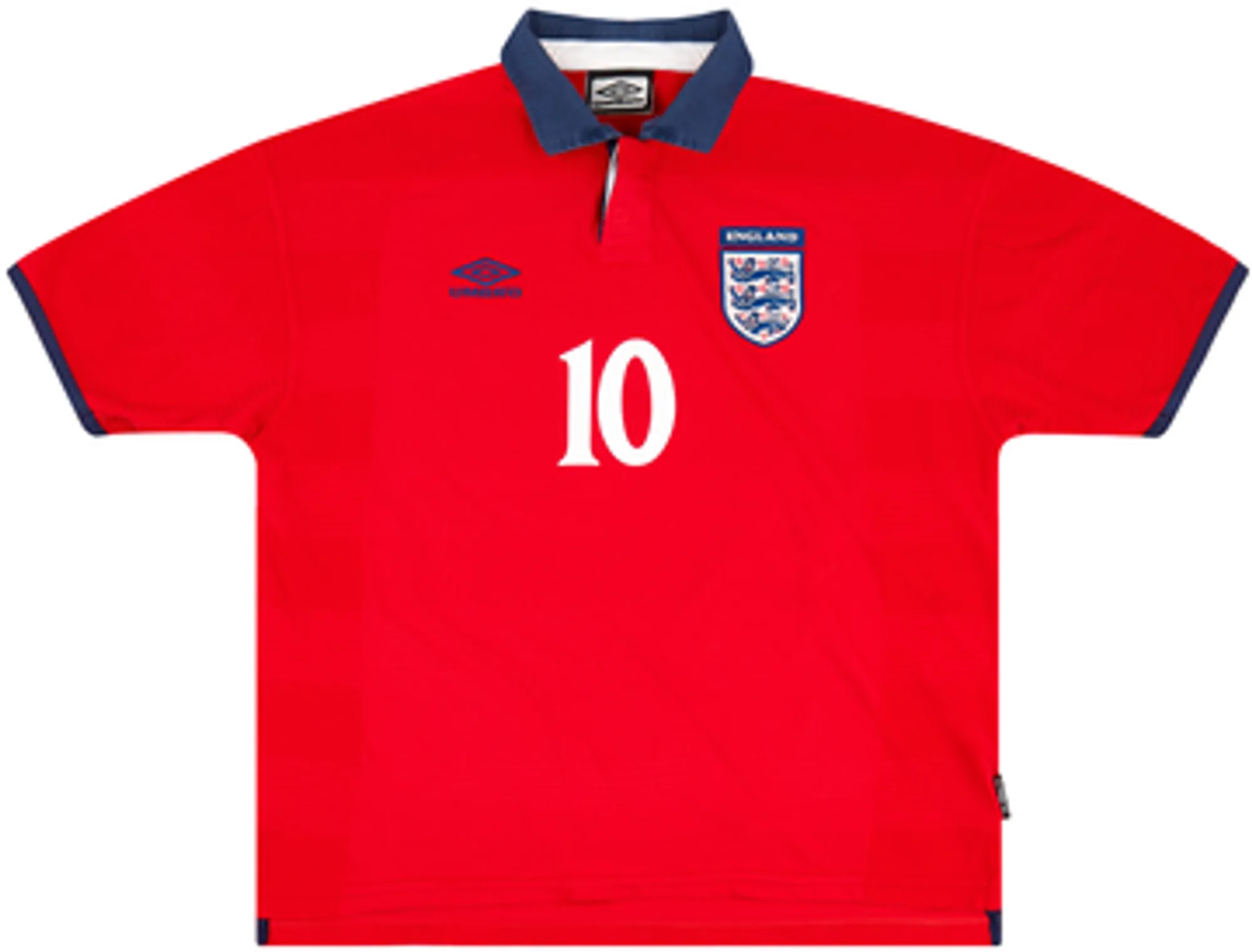 1999-01 England Away Shirt Owen #10 - 8/10 - (XXL)