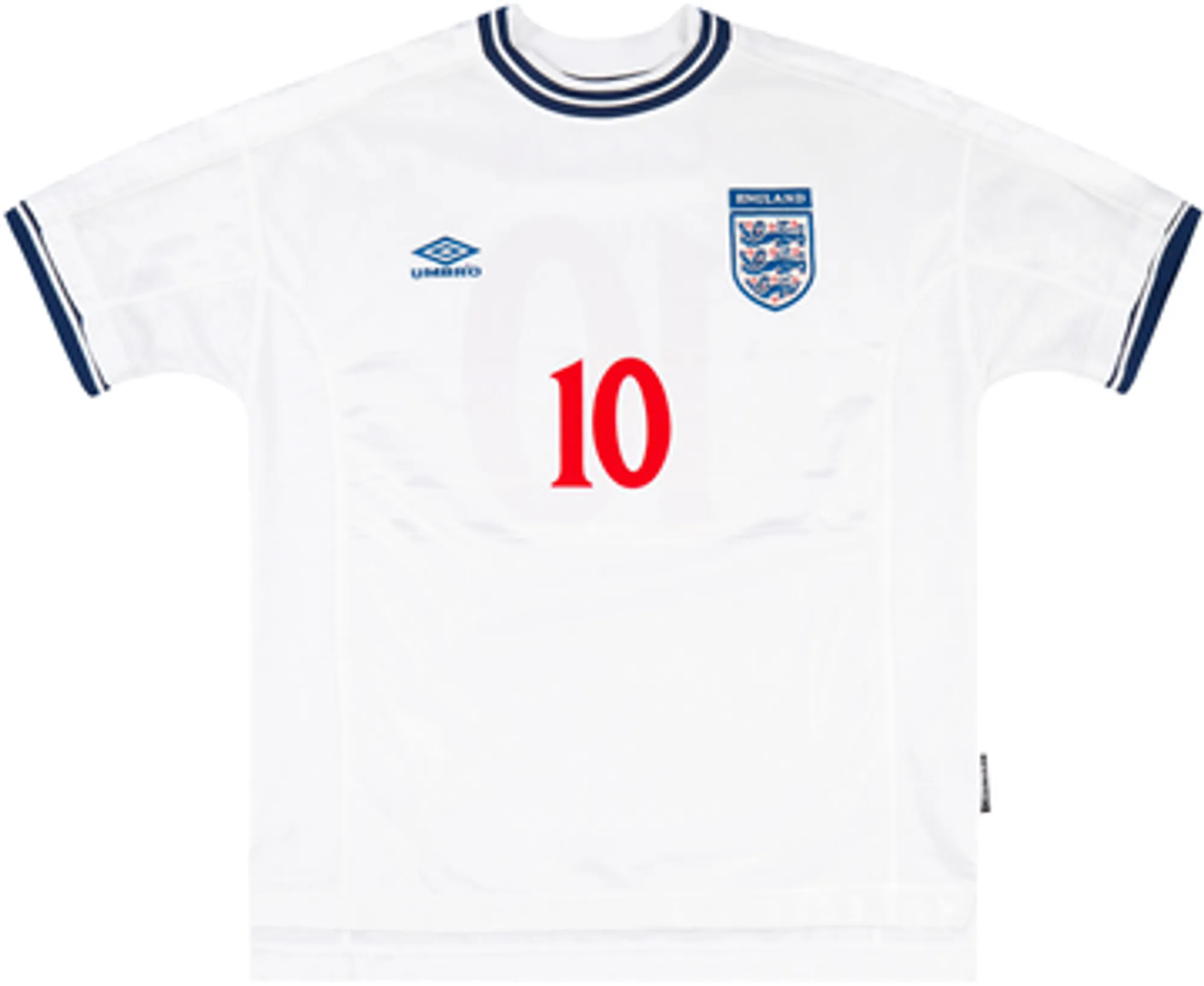 1999-01 England Home Shirt Owen #10 - 7/10 - (XL)