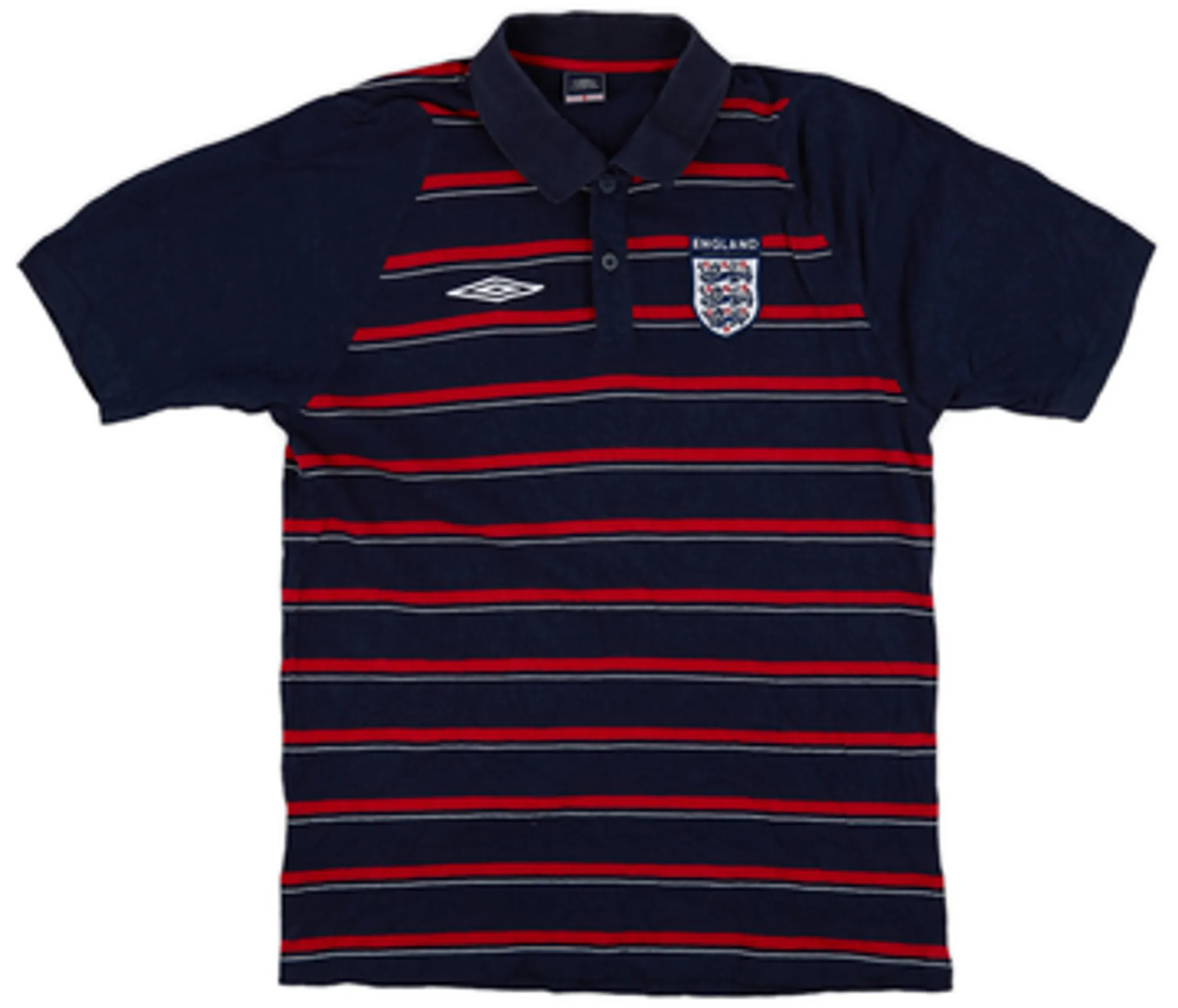 2000-02 England Umbro Polo Shirt - 9/10 - (L)