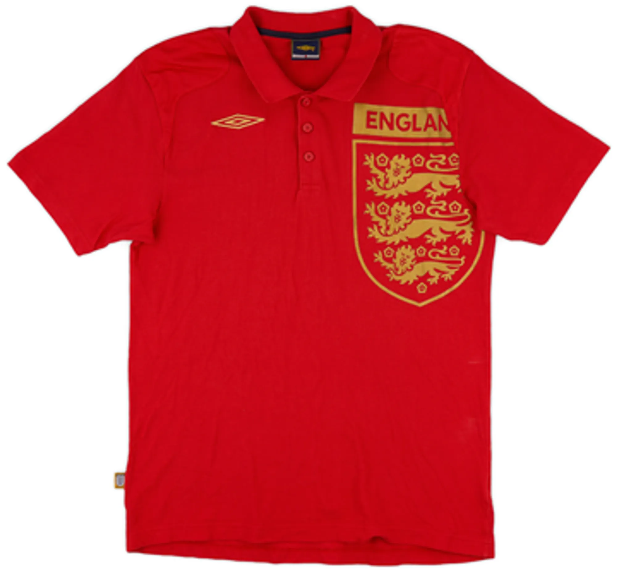 2002-03 England Umbro Polo Shirt - 9/10 - (L)