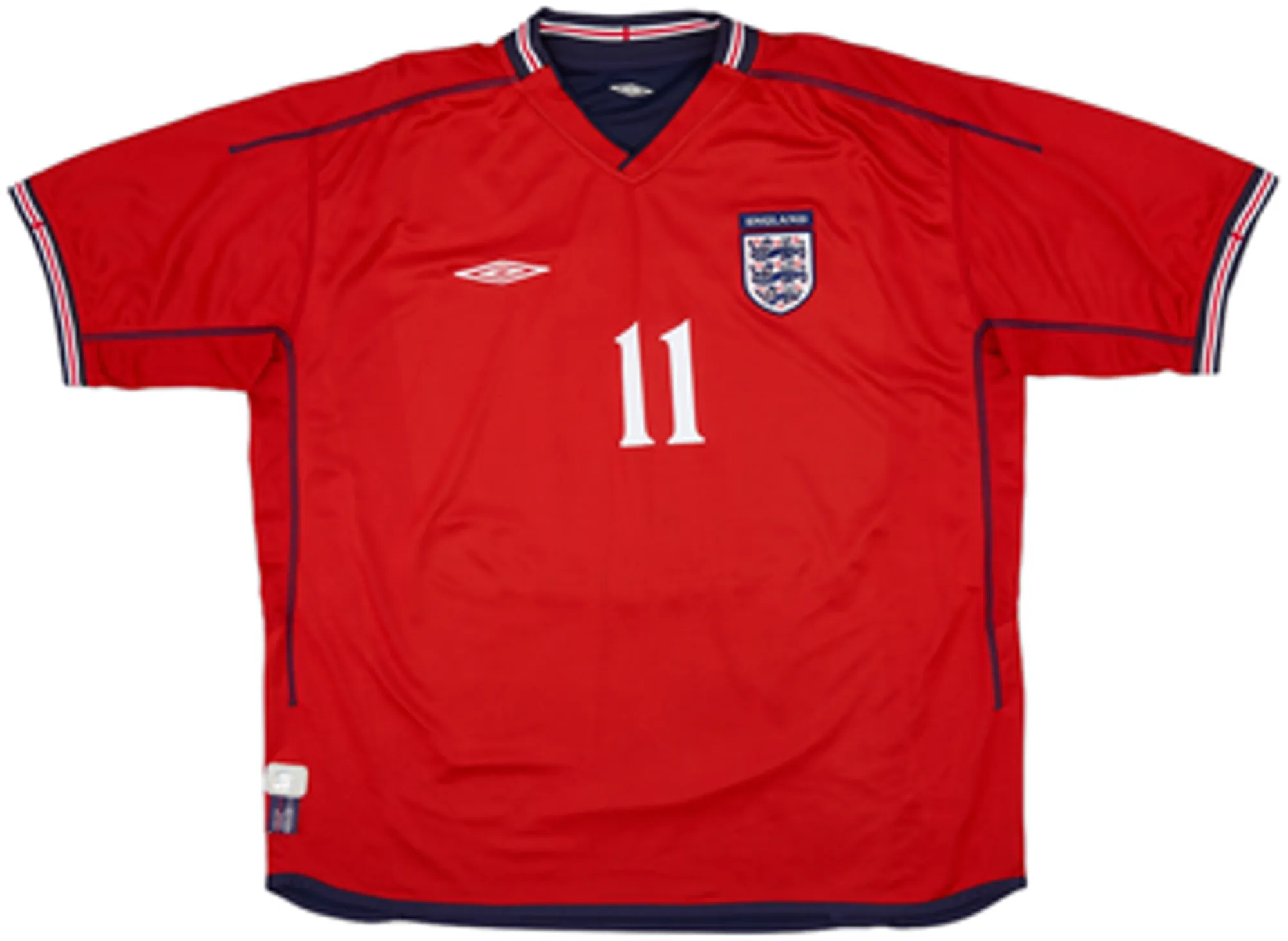 2002-04 England Away Shirt Heskey #11 - 9/10 - (XL)